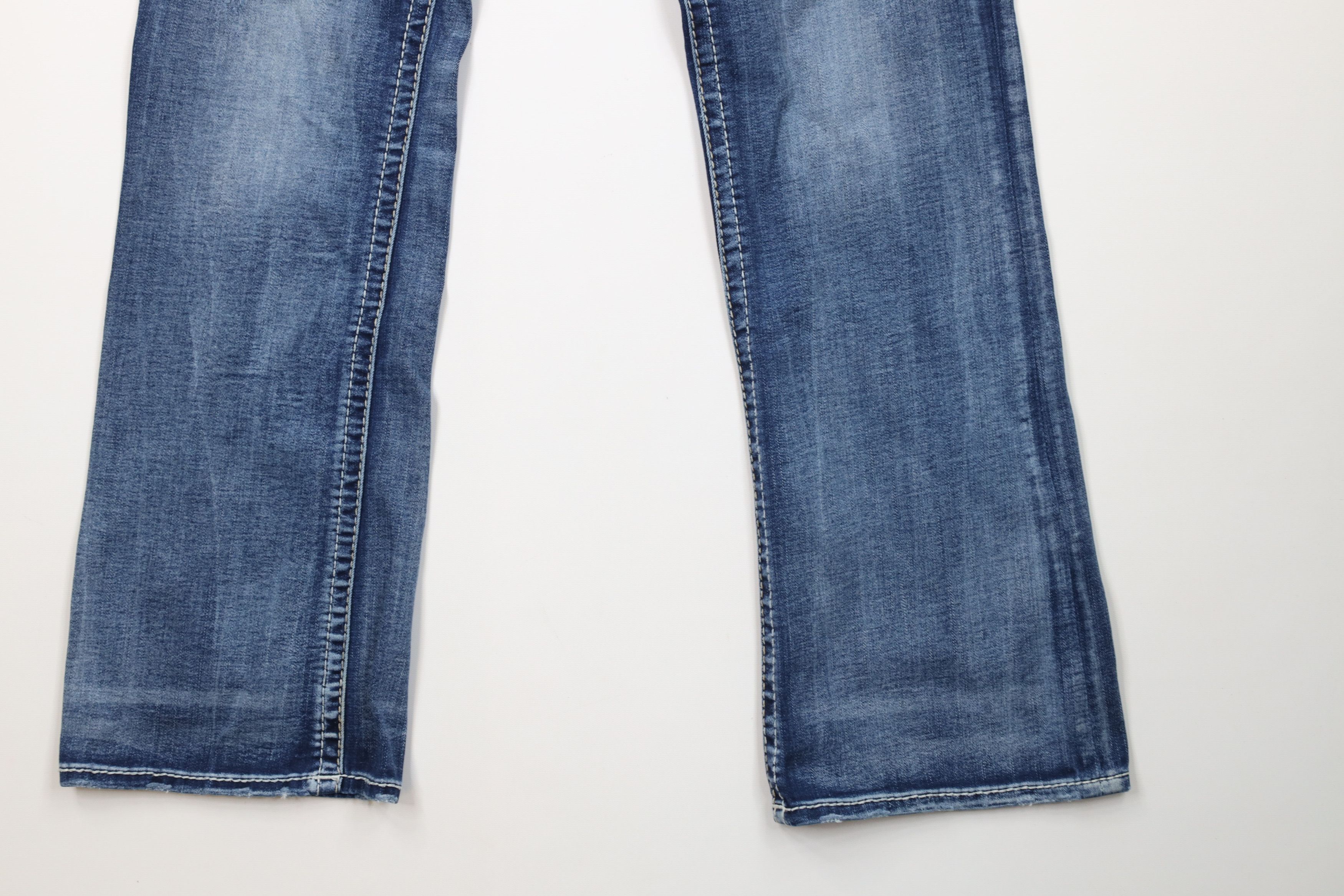 Rock Revival Rock Revival Stitch Mandell Easy Boot Flared Denim Jeans Size 33" - 4 Thumbnail