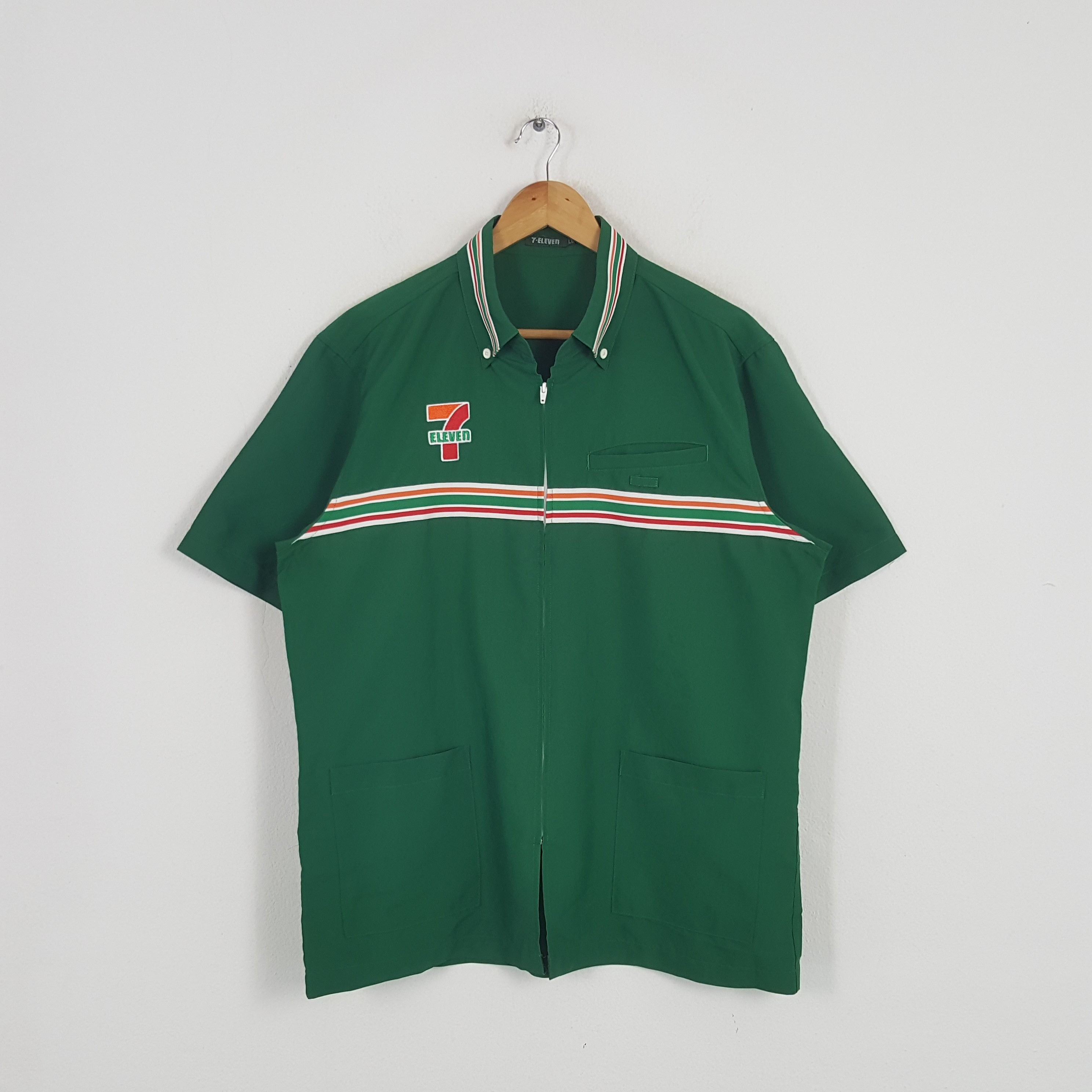 Japanese Brand × Vintage Vintage 7 Eleven Japanese Brand Uniform Jacket Size US L / EU 52-54 / 3 - 3 Thumbnail