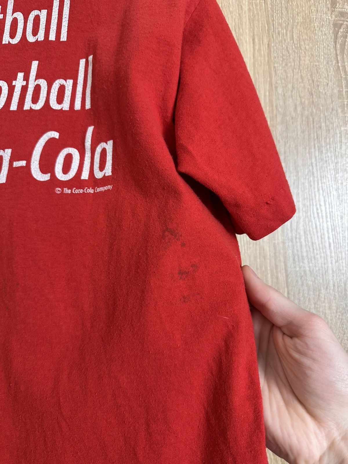 Coca Cola 🔥 UEFA EURO 1996 ENGLAND Coca Cola Graphic Print T Shirt Size US M / EU 48-50 / 2 - 8 Thumbnail