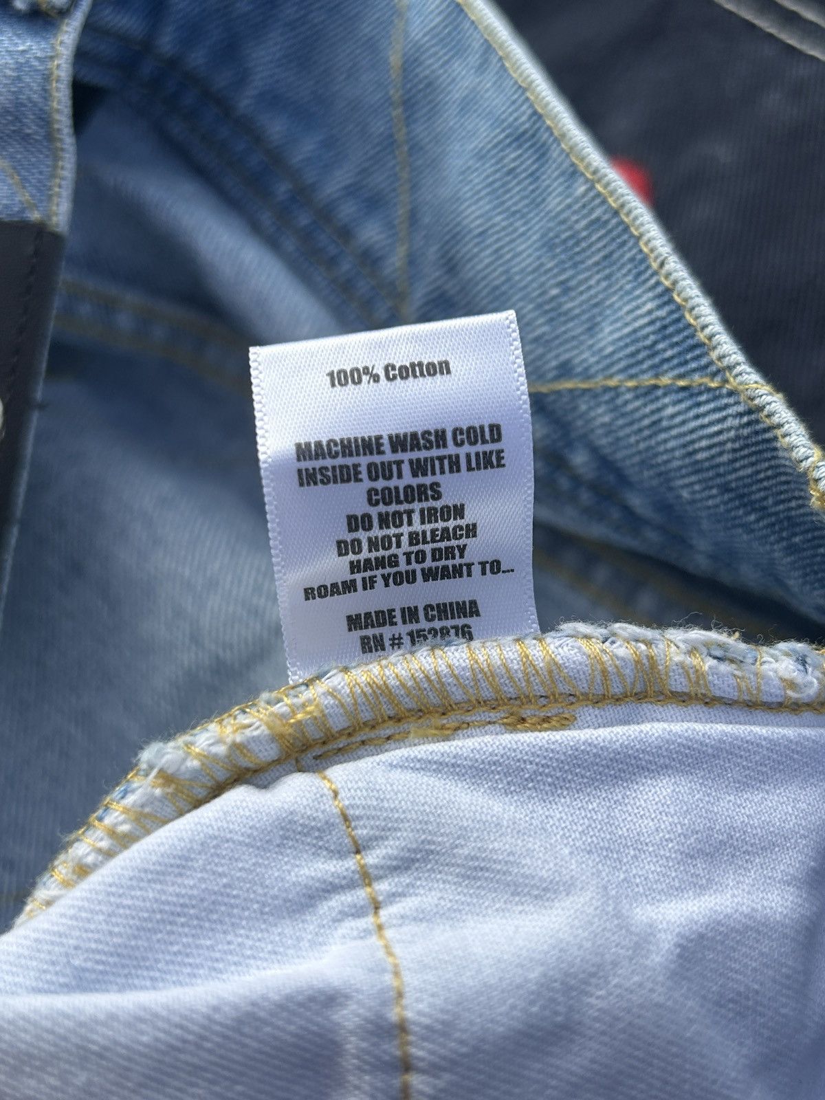 Pleasures Pleasures Felling Denim Washed Jeans In Size 32 Size US 32 / EU 48 - 12 Thumbnail