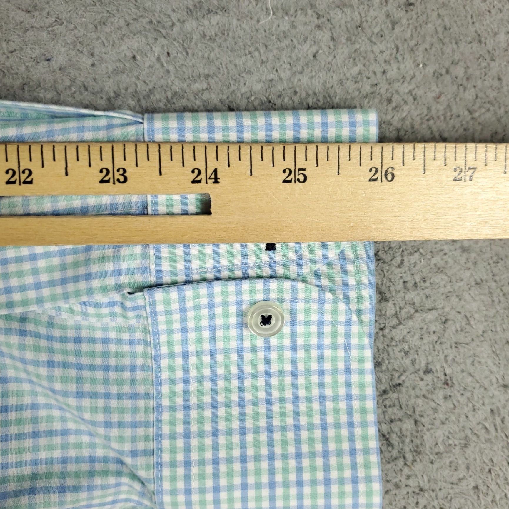 UNTUCKit UNTUCKit Button-Up Shirt Mens XL Green Blue Check Long Sleeve Casual Modern Preppy Size US XL / EU 56 / 4 - 6 Thumbnail