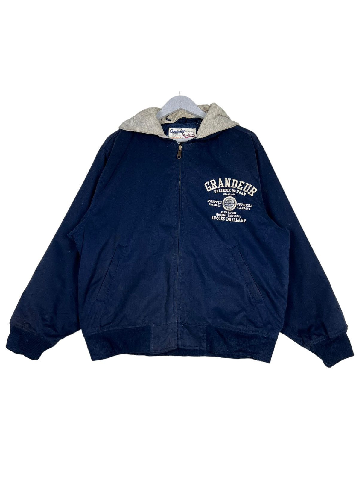Japanese Brand VINTAGE BE HOP HOODIE BOMBER JACKET Size US L / EU 52-54 / 3 - 1 Thumbnail