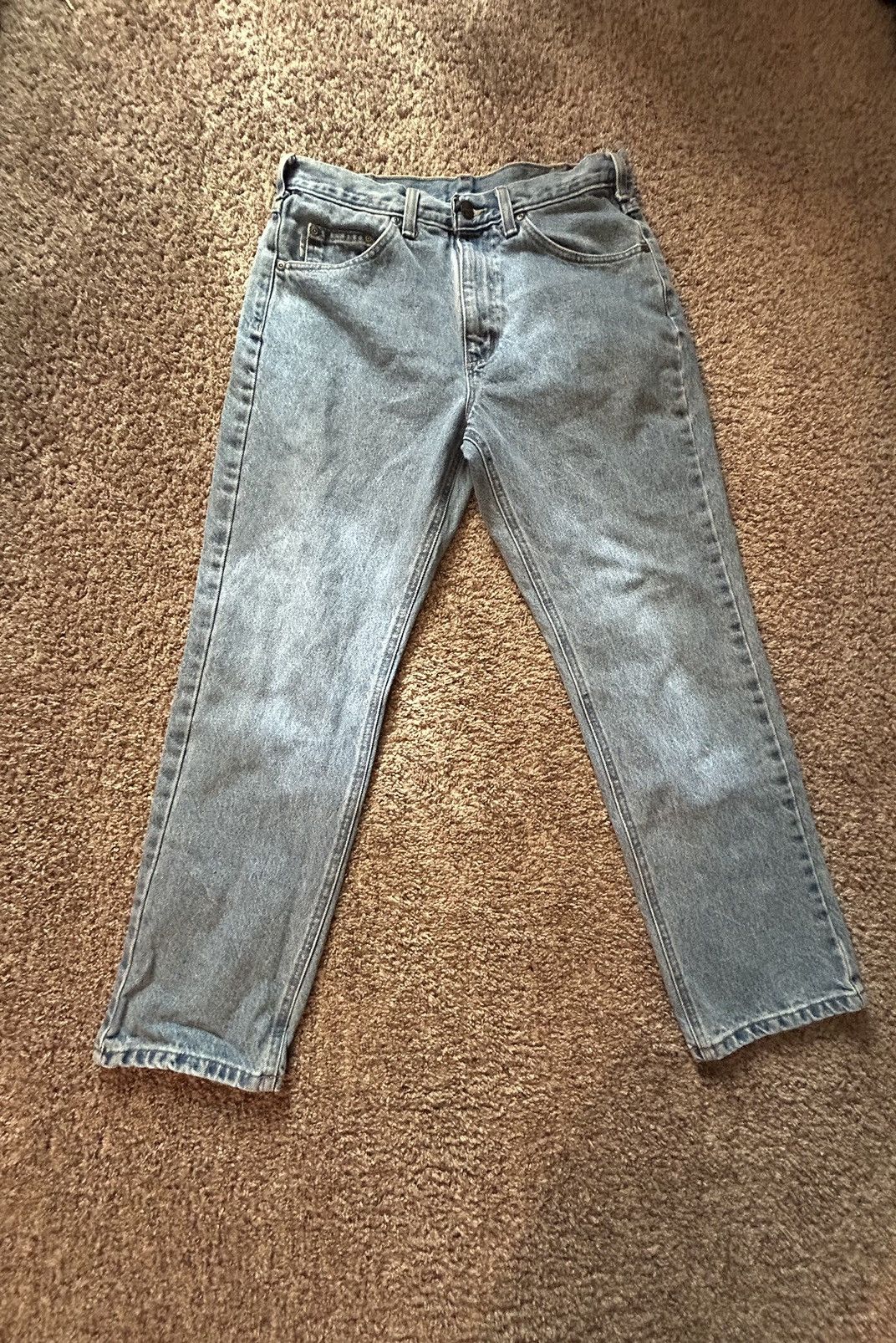 Carhartt × Vintage Vintage Carhartt Baggy Denim Jeans Size US 34 / EU 50 - 1 Thumbnail