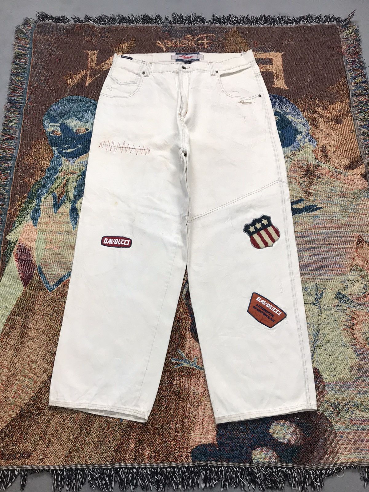 Other Vintage HipHop patched baggy denim Size US 40 / EU 56 - 1 Thumbnail