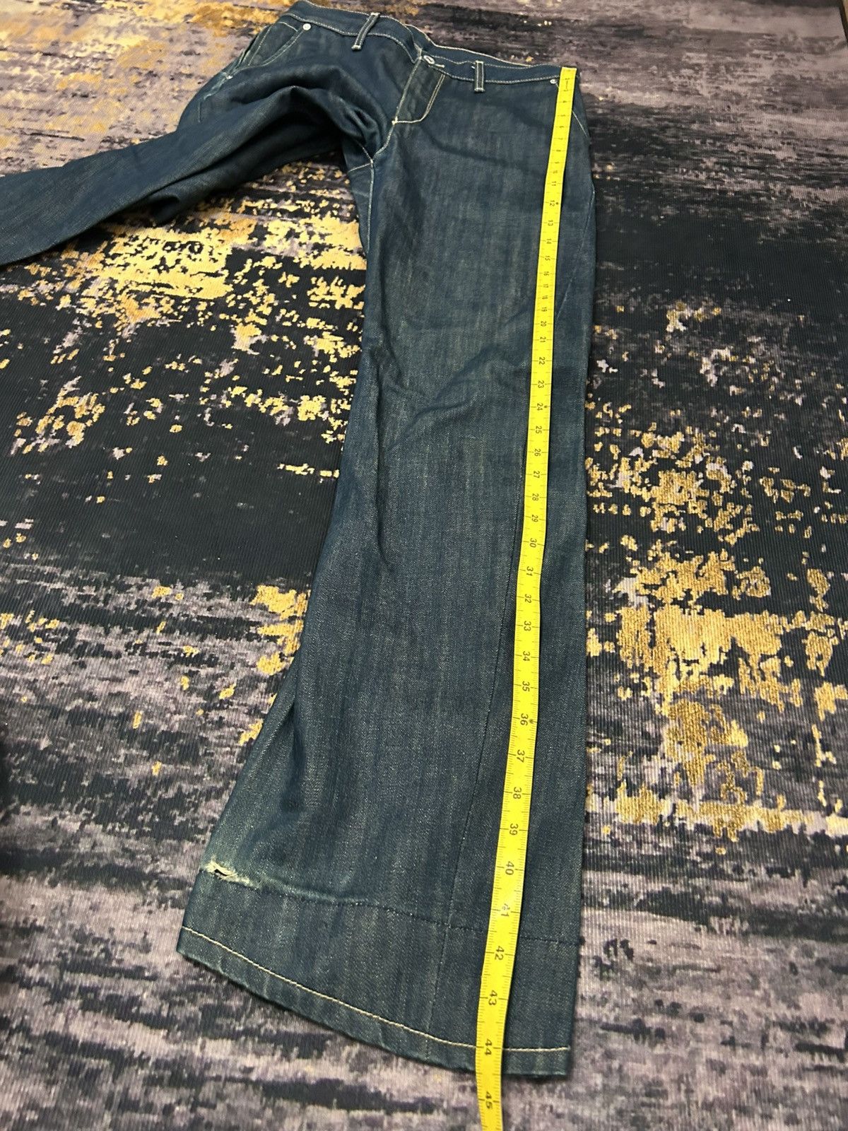 Engineered Garments × Levi's Levis Engineered Distressed Jeans Size US 31 - 22 Thumbnail