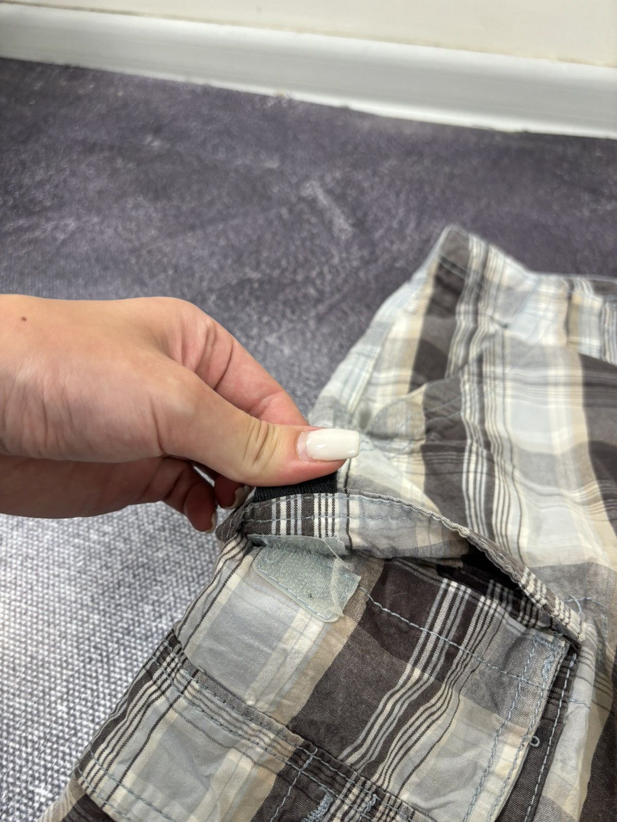 Lee Vintage Lee Checkered Dad Hype American Cargo Shorts Size US 32 / EU 48 - 6 Thumbnail