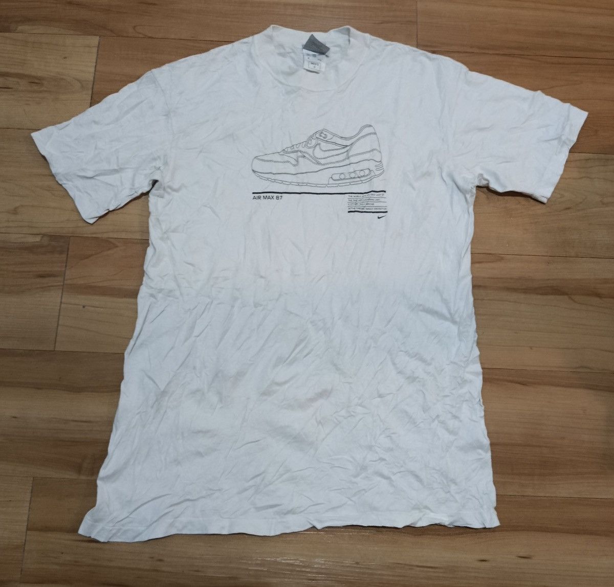 Nike Vintage nike air max 87 t-shirt Size US S / EU 44-46 / 1 - 2 Thumbnail