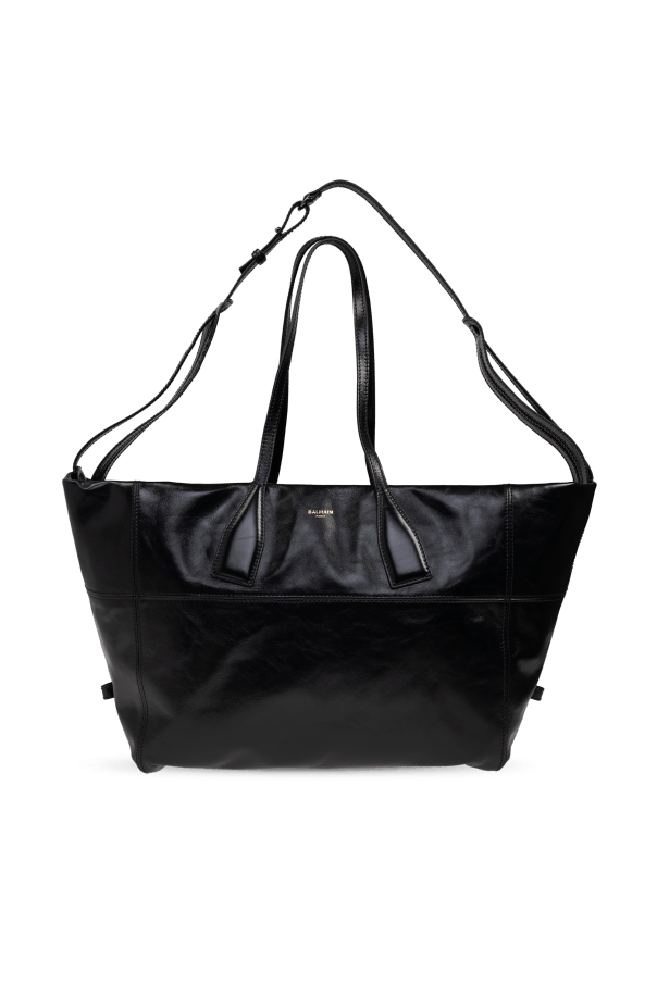 Balmain os11x0326 Size: OS / Top Handle Tote Bag in Black Size ONE SIZE - 1 Thumbnail