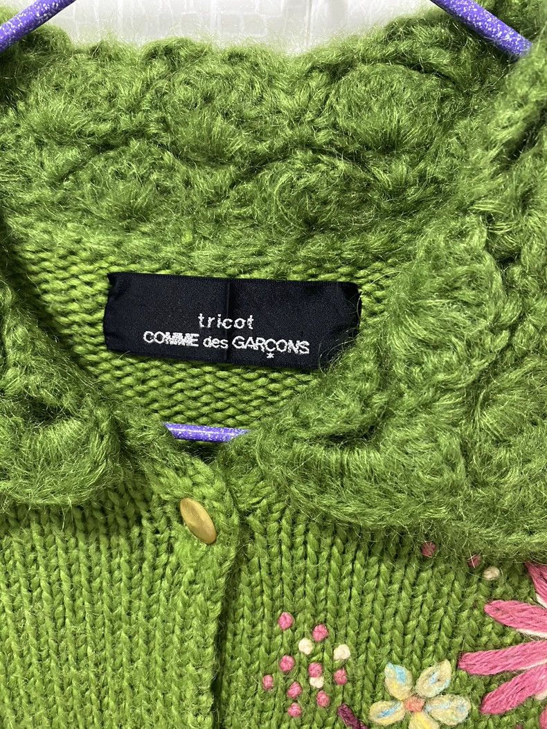 Comme des Garcons Comme Des Garcons Knitted jacket Grass Green Chest Embroid Size M / US 6-8 / IT 42-44 - 7 Thumbnail