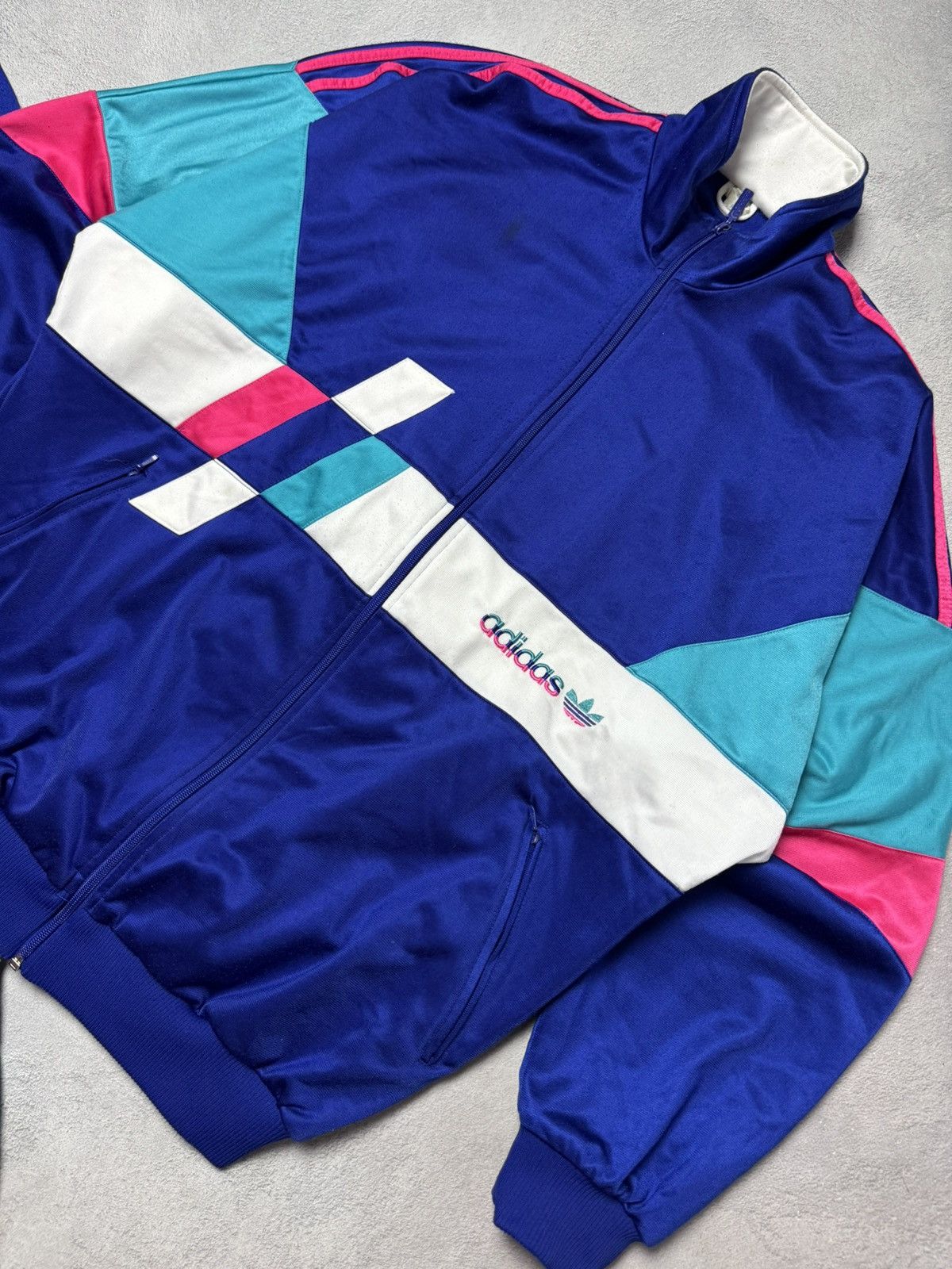 Adidas 1990s Adidas Vintage Tracksuit Set Retro Football Soccer Size US M / EU 48-50 / 2 - 4 Thumbnail