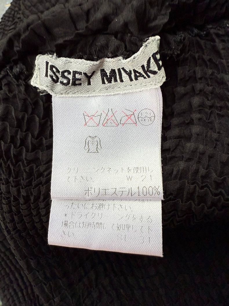 Issey Miyake Issey Miyake Black long-sleeved dress with a main line Size M / US 6-8 / IT 42-44 - 6 Thumbnail