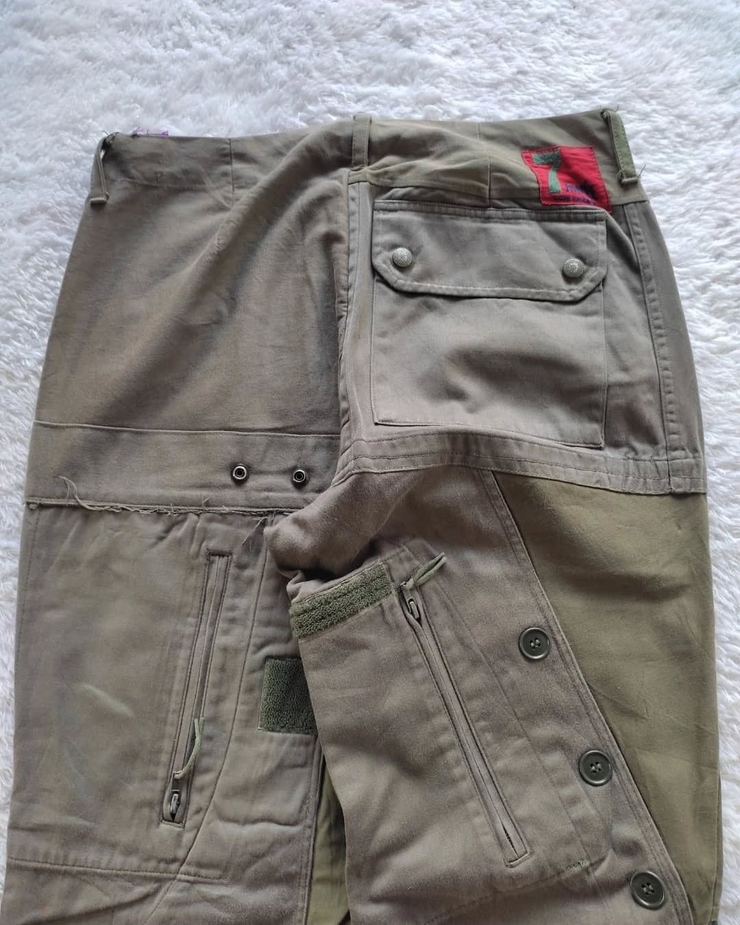 Vintage Tigre brocante reconstruction pants Size US 31 - 3 Thumbnail
