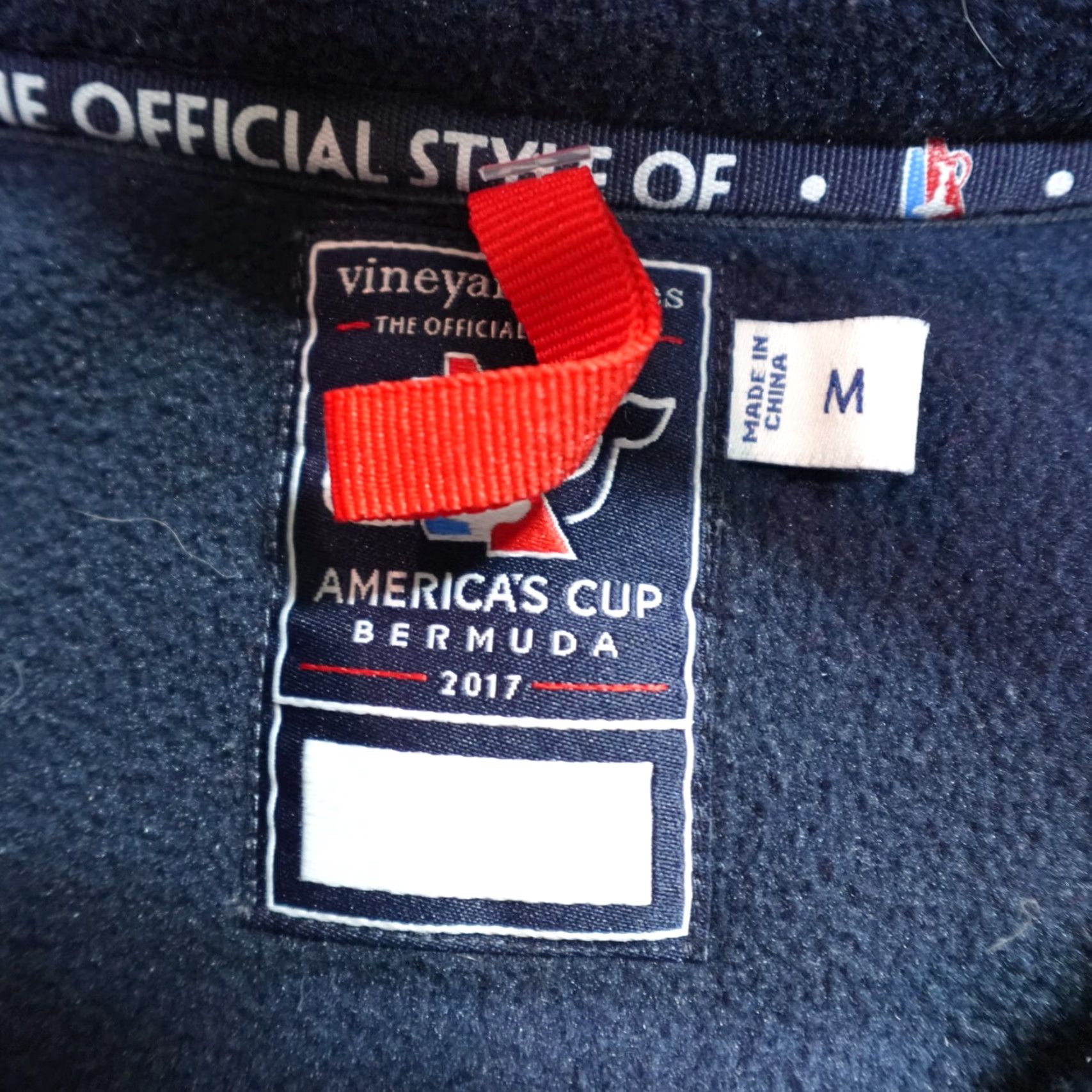 Vineyard Vines Vineyard Vines America’s Cup Bermuda Womens Vest Medium Blue Full Zip Embroidered Official Vest Women M Blue Front Zip Size M / US 6-8 / IT 42-44 - 3 Thumbnail