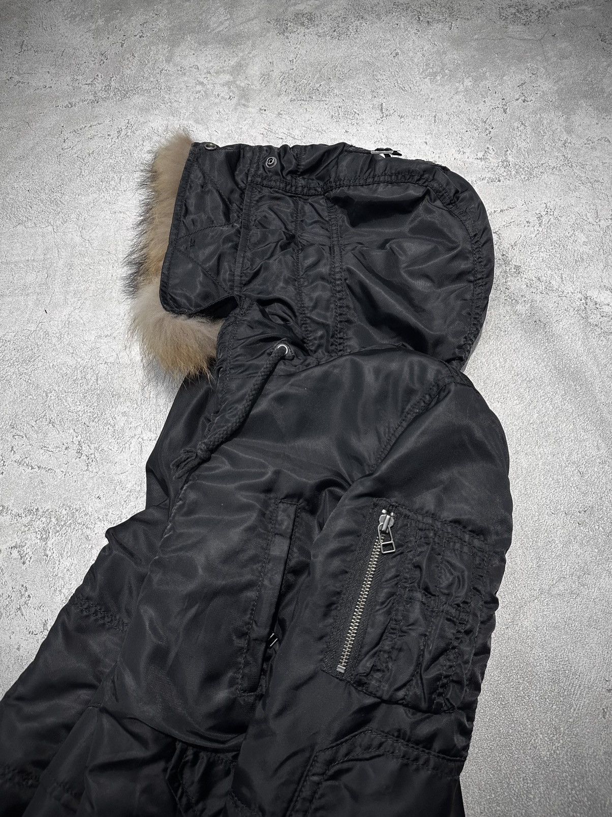 Japanese Brand Vkei Moussy N2b Fur Hood Jacket Kmrii Lgb Style Size US M / EU 48-50 / 2 - 6 Thumbnail