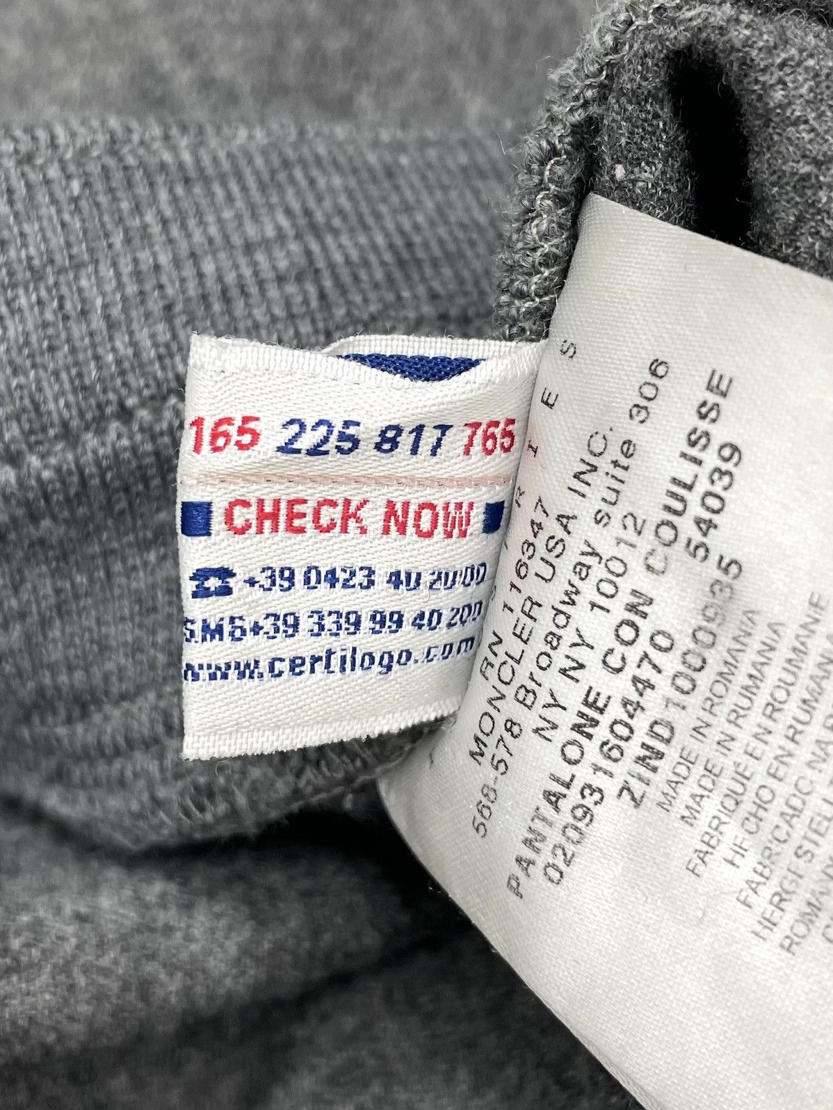Moncler Moncler 100% Virgin Wool Knit Joggers – Grey – Size IT 40 Size 27" / US 4 / IT 40 - 12 Thumbnail