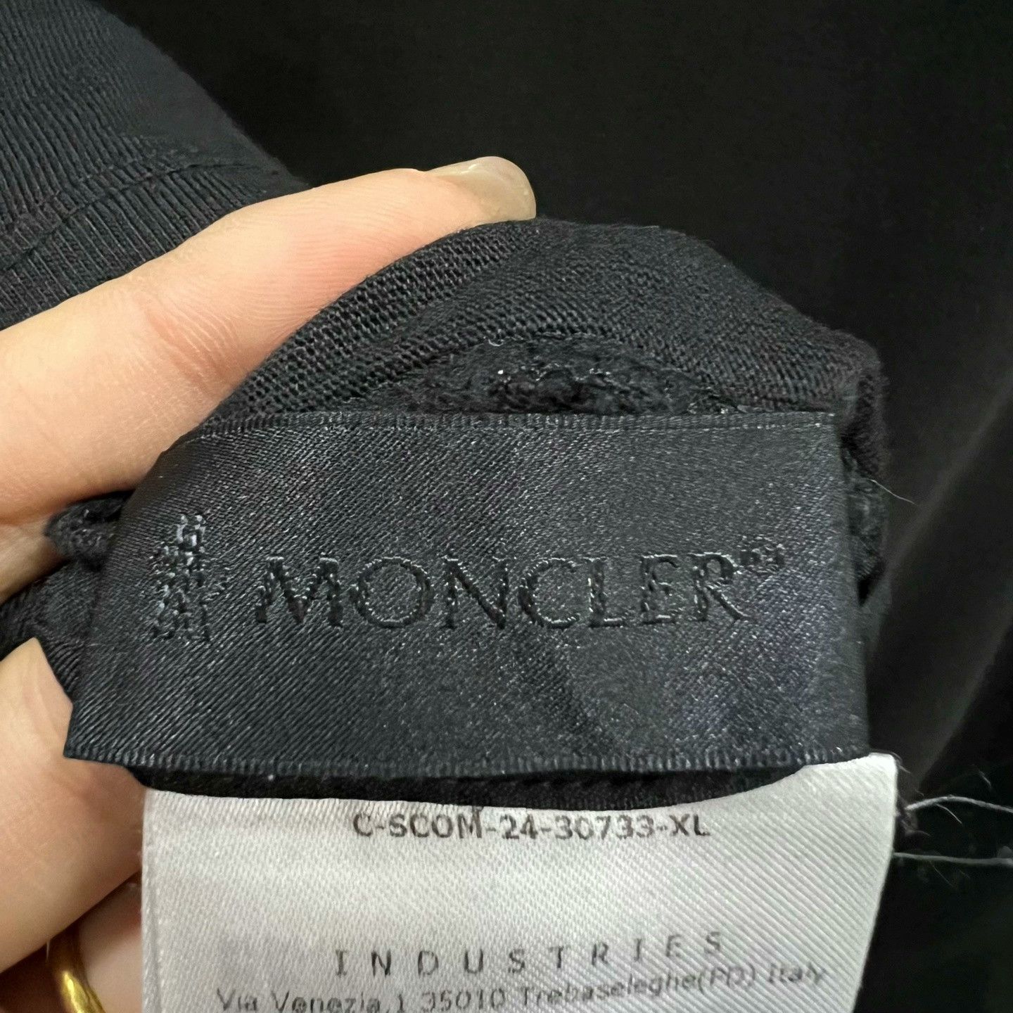 Moncler Moncler 25 Black Logo Short-Sleeve Size US XL / EU 56 / 4 - 2 Thumbnail