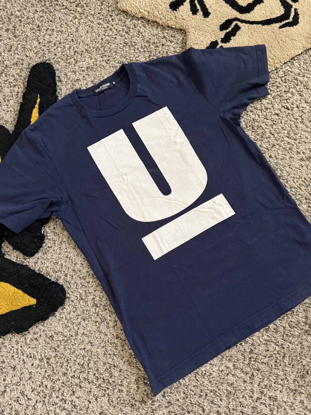 Undercover UnderCover Mens Navy Blue T-Shirt Size US M / EU 48-50 / 2 - 2 Thumbnail