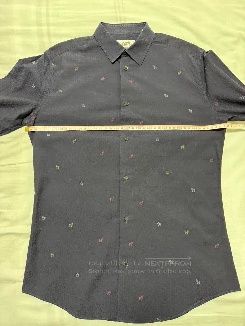 Hermes Hermes size 39 Embroidered jacquard shirt with raised patte Size US M / EU 48-50 / 2 - 4 Thumbnail