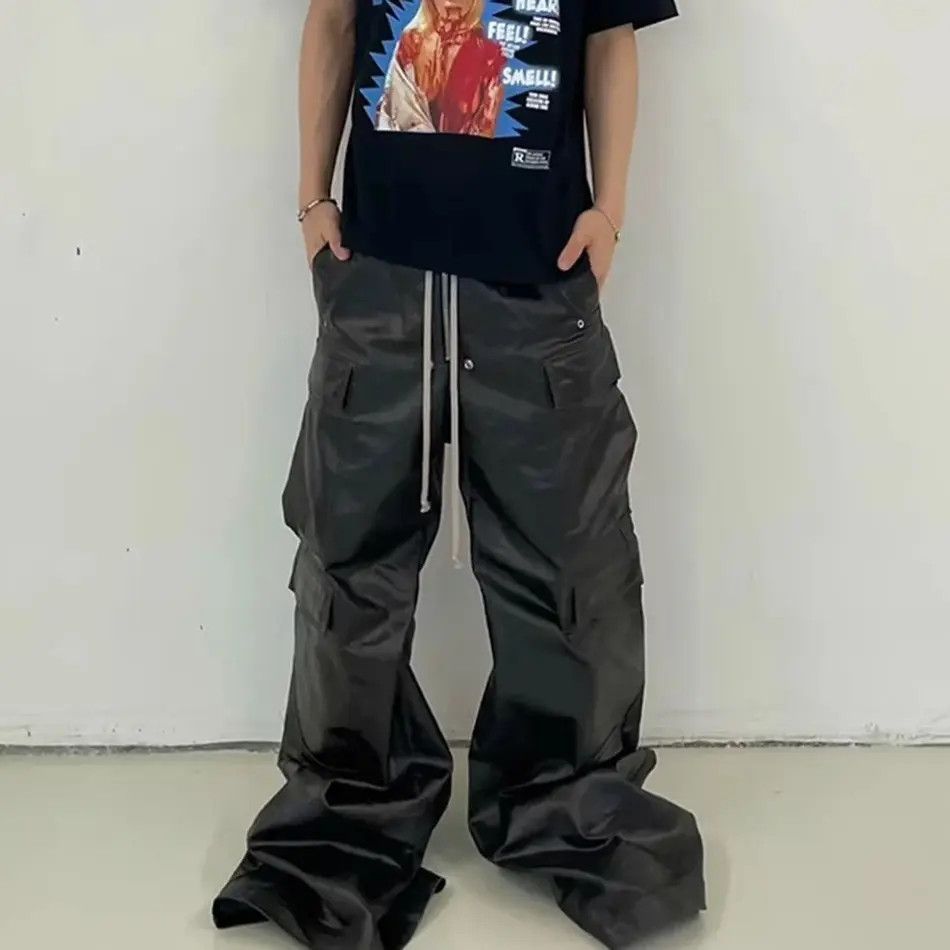 Japanese Brand × Vintage Retro punk fashion multi pocket cargo pants Size US 34 / EU 50 - 1 Thumbnail
