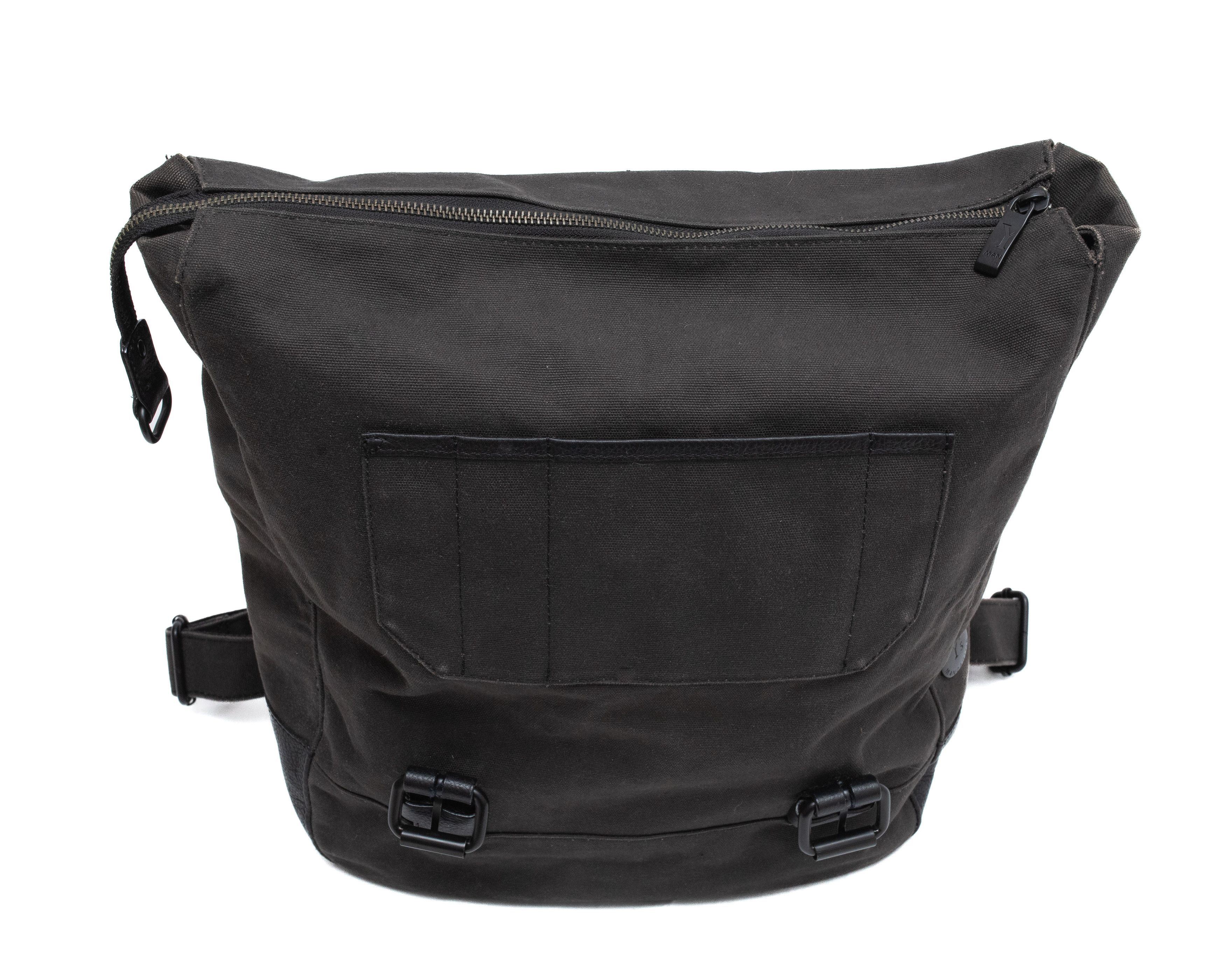 Y's Y’s MANDARINA Canvas Backpack w Leather Detail Size ONE SIZE - 14 Thumbnail