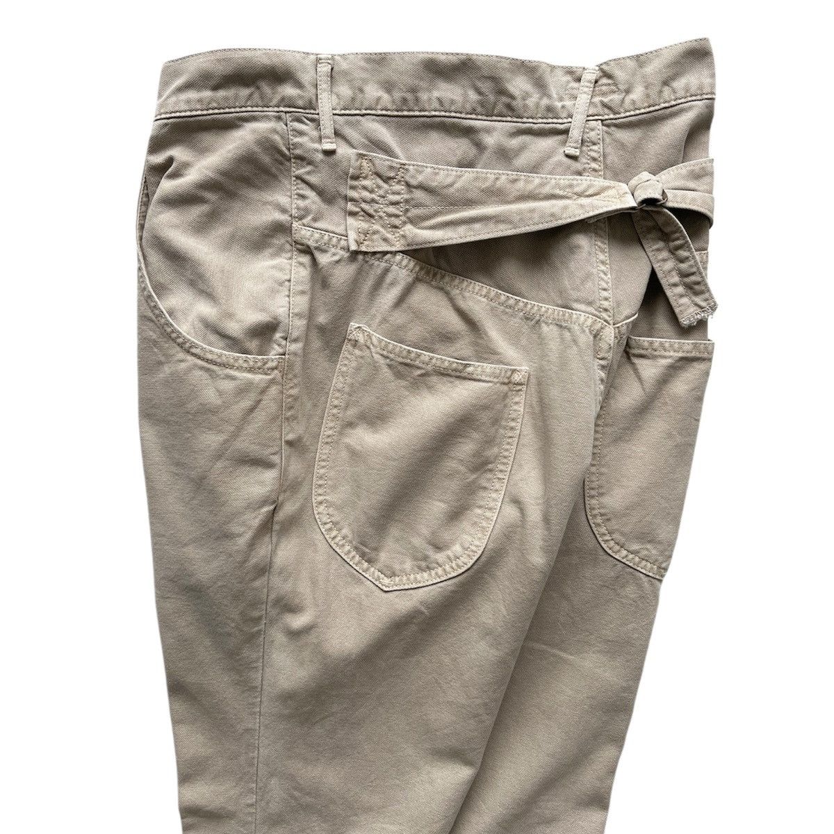 Kapital × Kapital Kountry VINTAGE KAPITAL BUCKLE BACK CANVAS PANTS Size US 30 / EU 46 - 2 Thumbnail