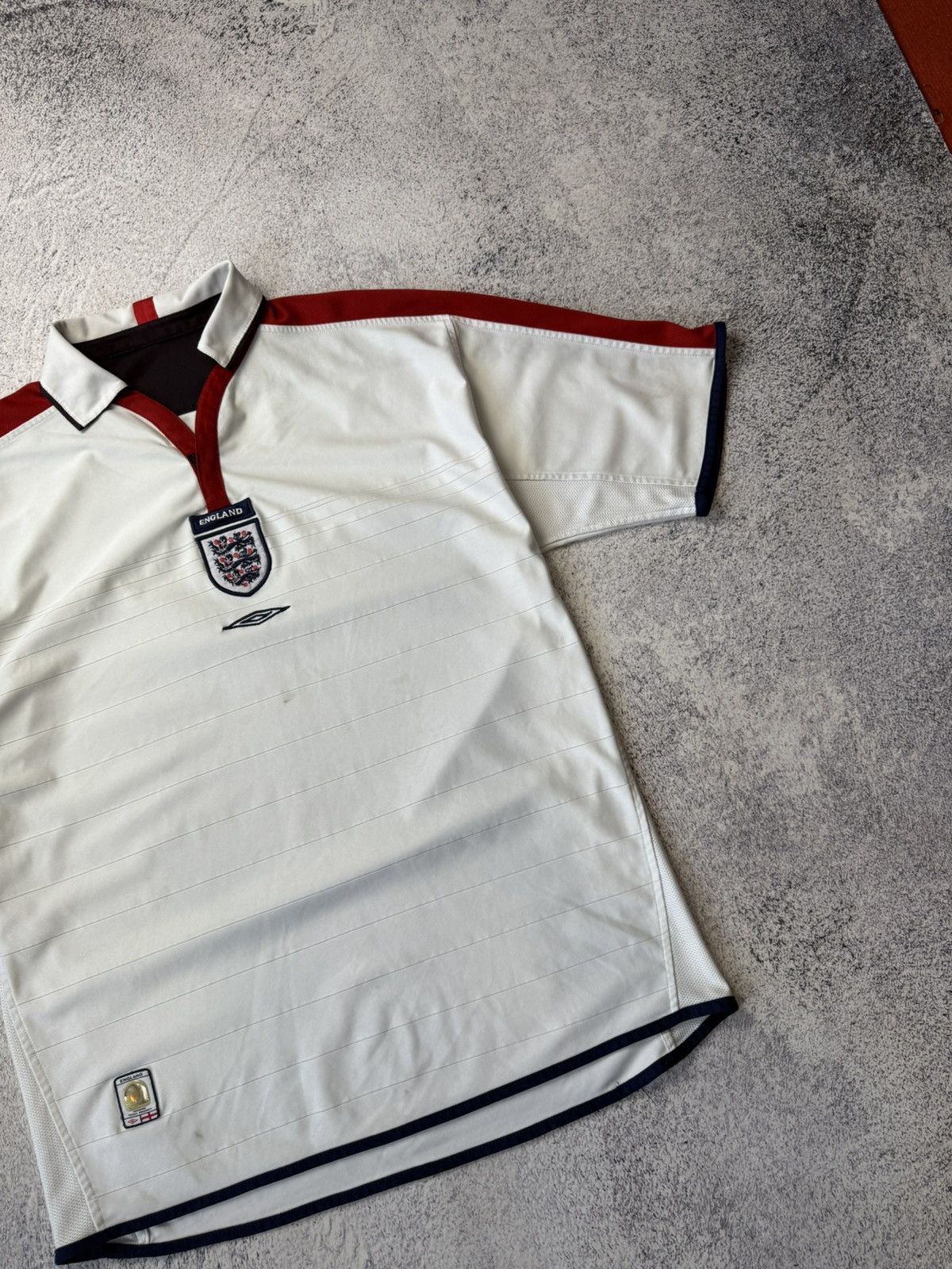 Umbro England reversible football shirt 2002 World Cup Umbro Size US L / EU 52-54 / 3 - 7 Thumbnail