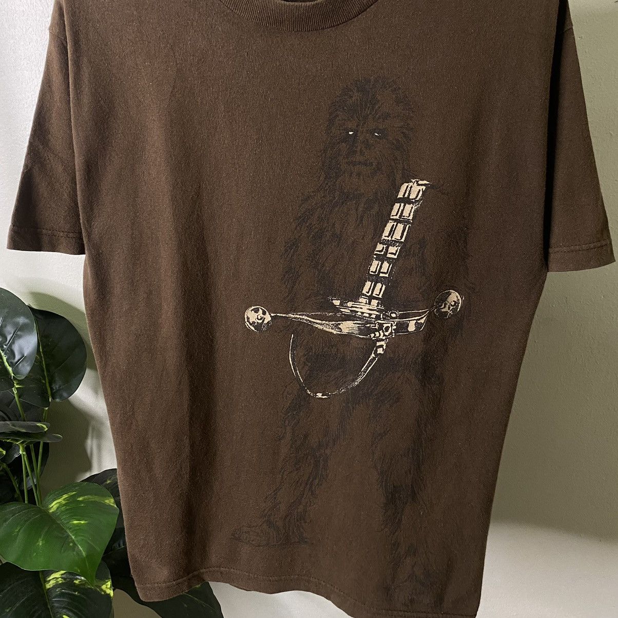 Star Wars × Vintage Vintage 1990s Star Wars Chewbacca Tee Size US M / EU 48-50 / 2 - 2 Thumbnail