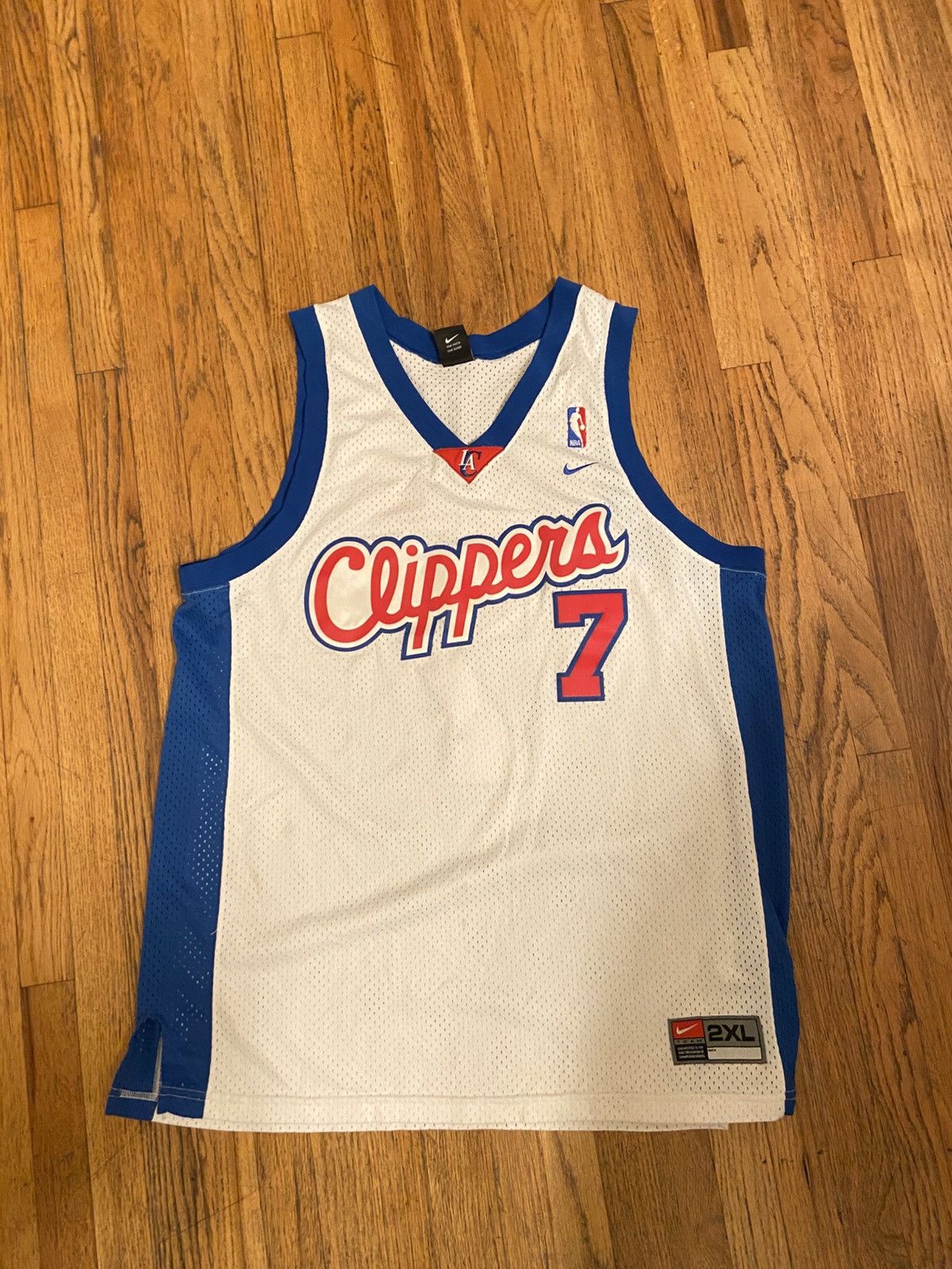 Nike Vintage Clippers Odom Nike Jersey #7 (2XL) Size US XXL / EU 58 / 5 - 1 Thumbnail