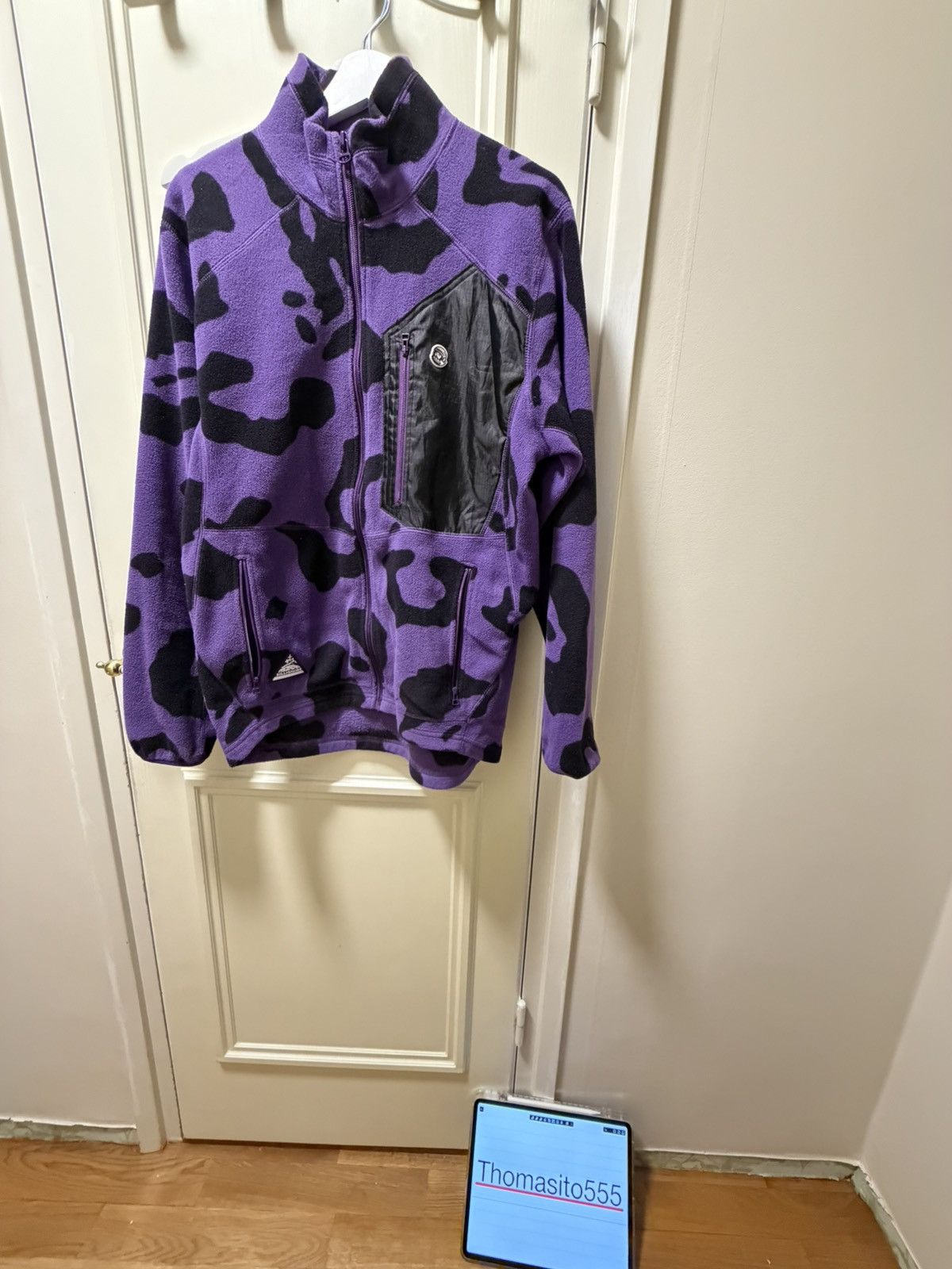 Billionaire Boys Club BBC Purple leopard fleece jacket Size US S / EU 44-46 / 1 - 1 Thumbnail