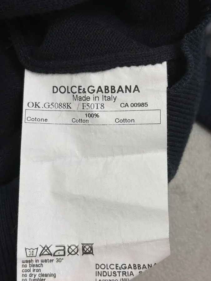 Dolce & Gabbana FW2005 Dolce & Gabbana Black Minimalist Sweater Size US S / EU 44-46 / 1 - 9 Thumbnail