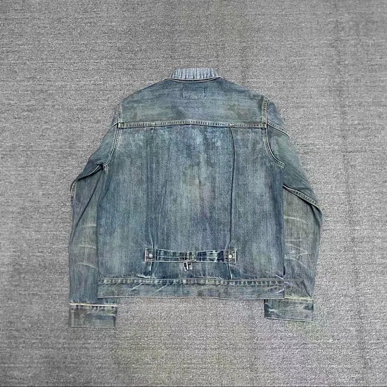 Neighborhood Neighborhood Oiled Water Washed Denim Jacket Size US M / EU 48-50 / 2 - 2 Thumbnail