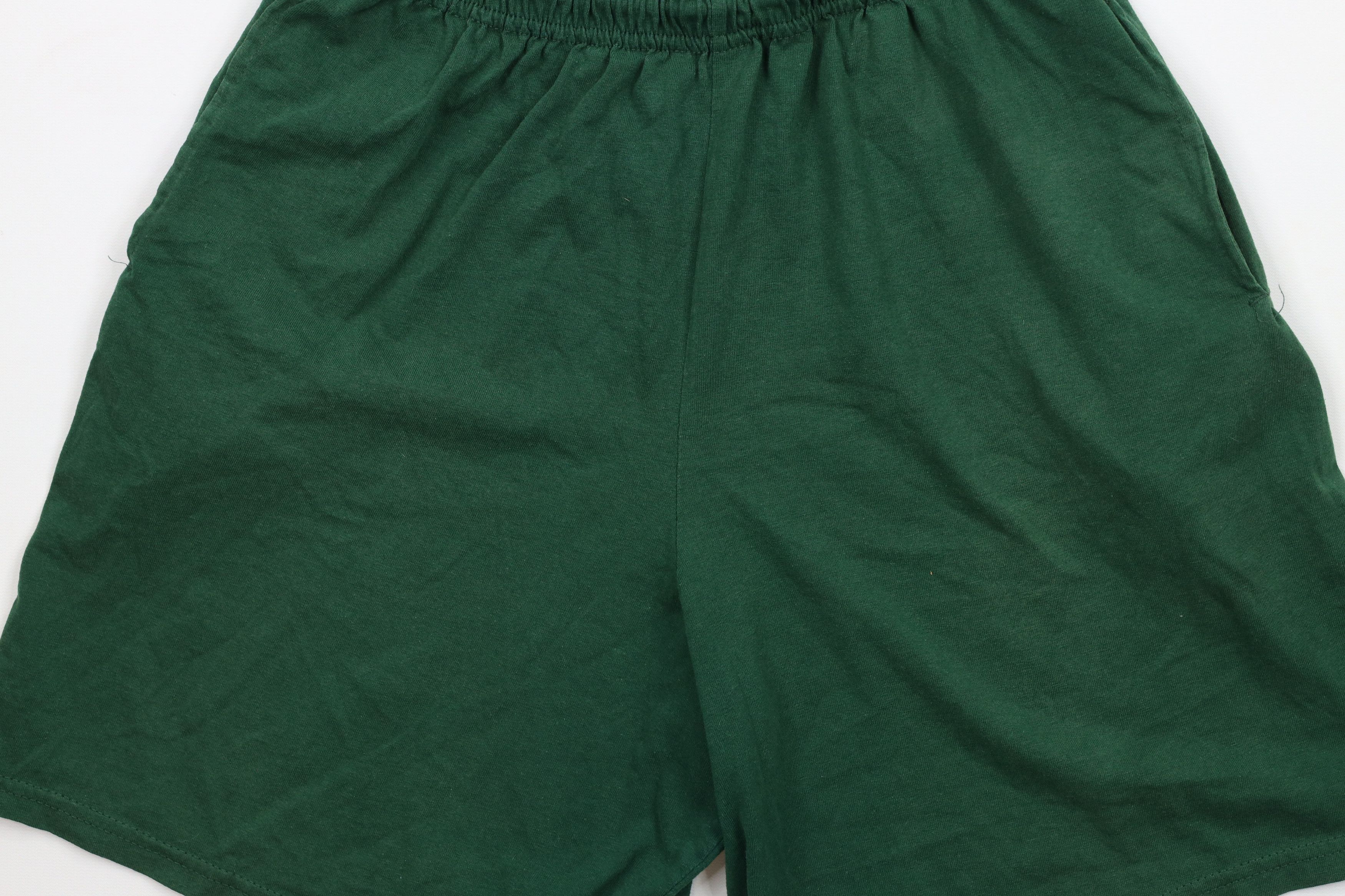 Vintage Vintage Streetwear Blank Above Knee Shorts Green Cotton Size US 30 / EU 46 - 3 Thumbnail