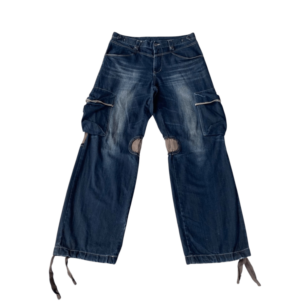 PPFM Rare Archival PPFM "Yellow Riot" Paratrooper Cargo Denim Size US 35 - 2 Thumbnail