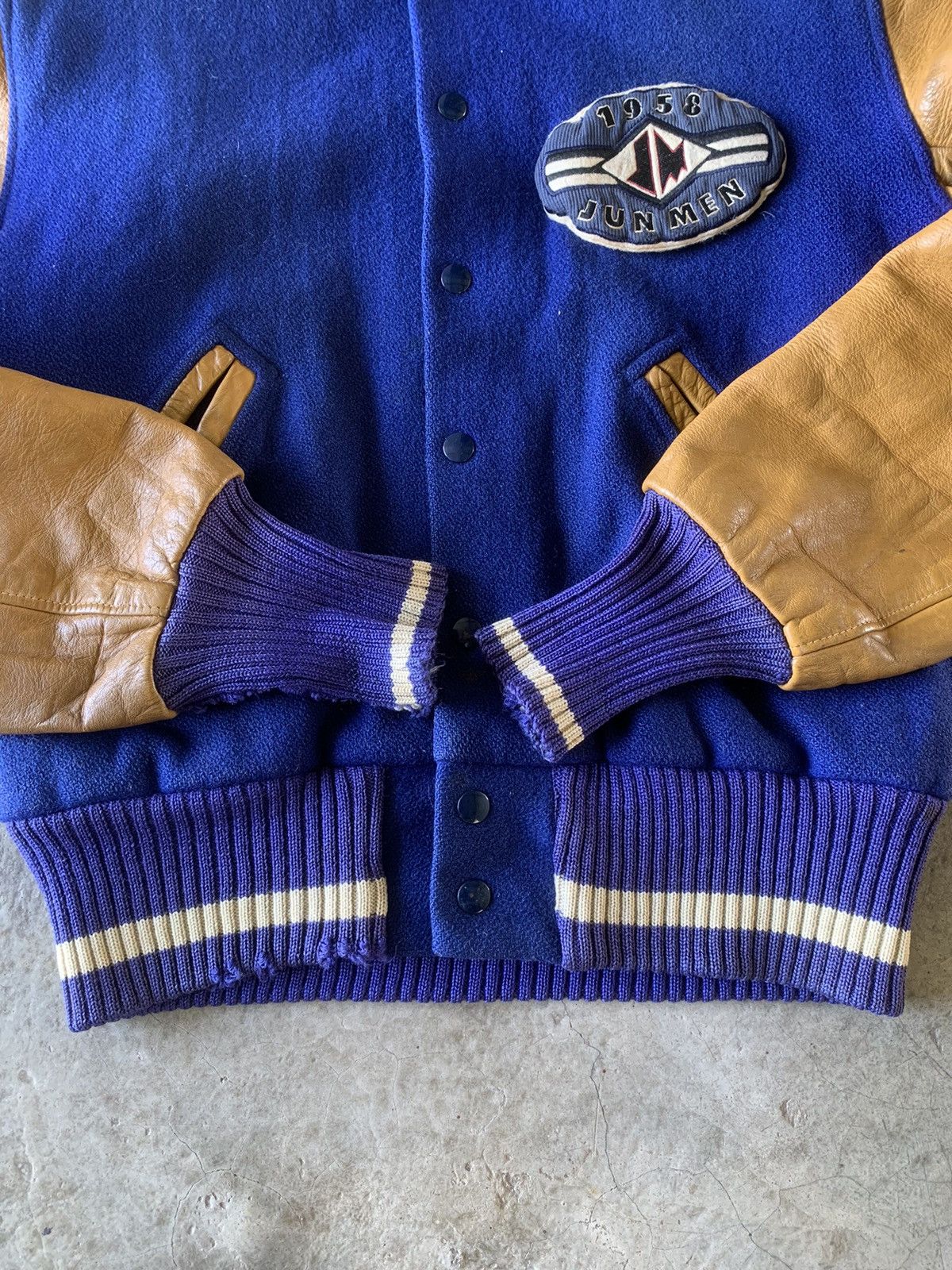 Vintage Vintage 1950’s Albion Award Jacket with jun men patch Size US L / EU 52-54 / 3 - 7 Thumbnail