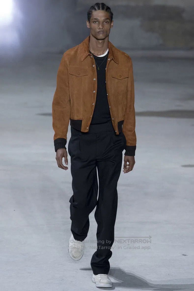 Saint Laurent Paris Saint Laurent Paris Black Double Belted Wool Straight Trou Size US 28 / EU 44 - 8 Thumbnail