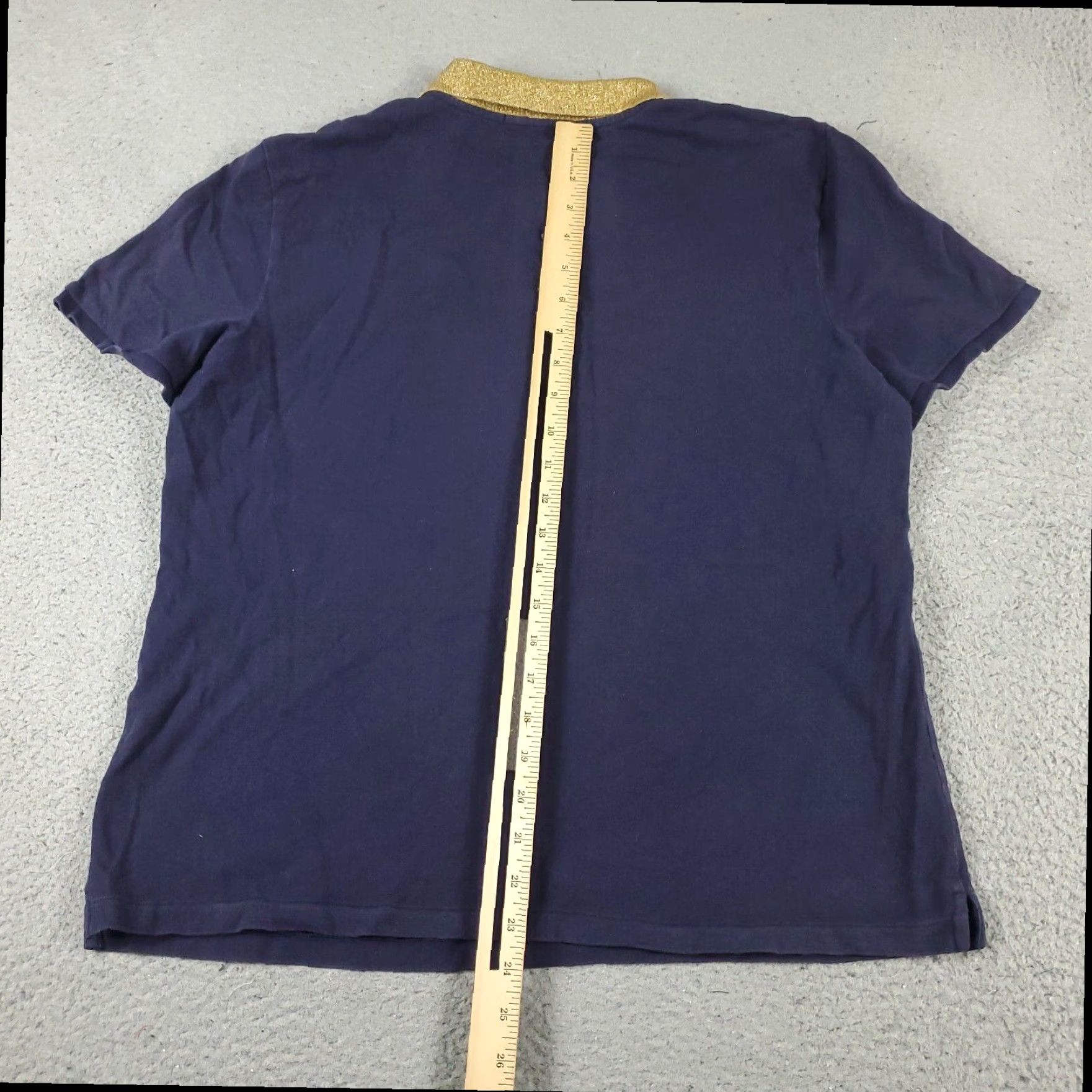 Ralph Lauren Ralph Lauren Polo Womens Extra Large XL Blue Casual Short Sleeve Shirt Size XL / US 12-14 / IT 48-50 - 3 Thumbnail