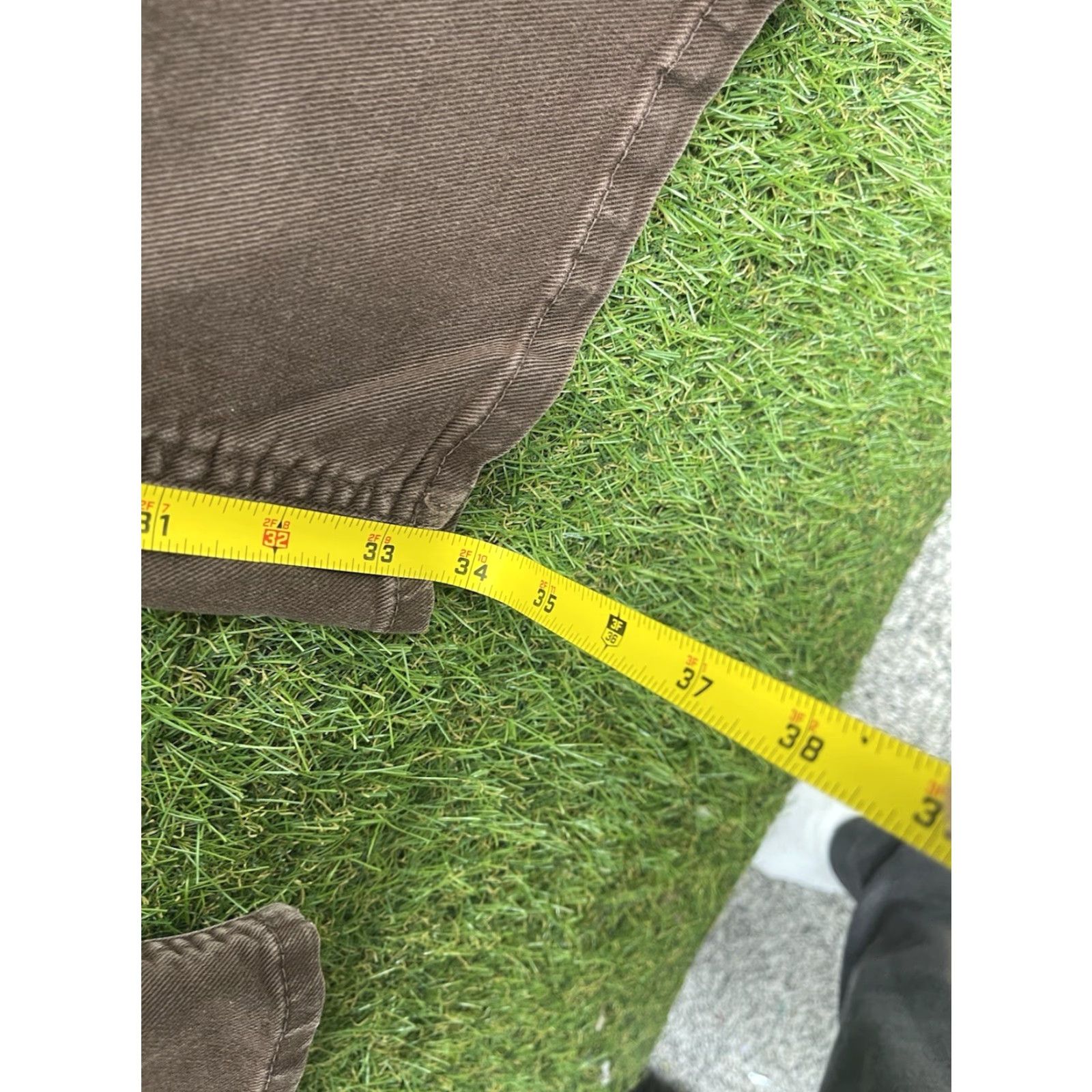 Bonobos Bonobos Pants Mens 36x34 Straight Fit Flat Front Denim Brown Casual Jeans Shirt? Size US 36 / EU 52 - 5 Thumbnail