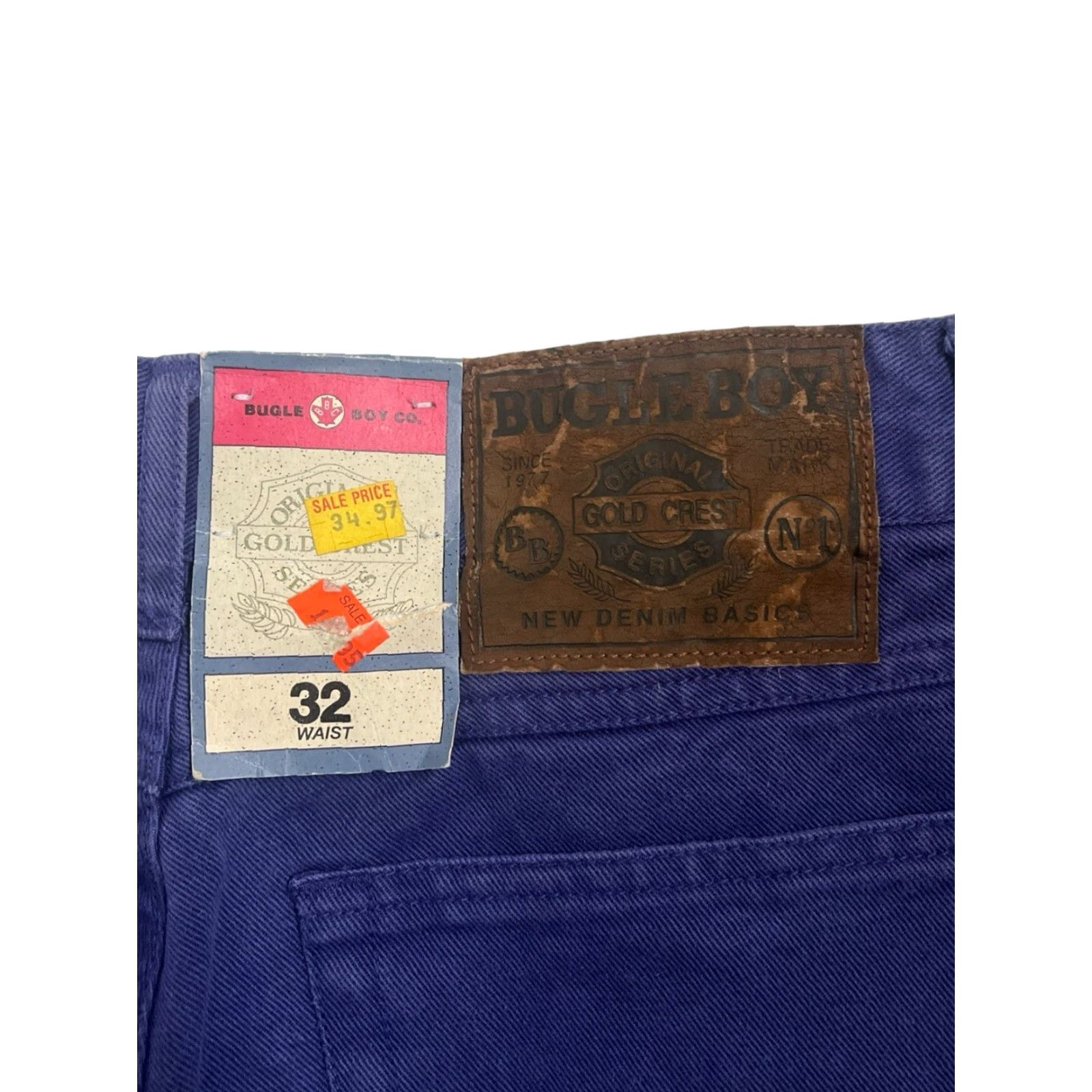 Bugle Boy VINTAGE Bugle Boy Purple Jean Denim Shorts Mens 32 90s Deadstock NWT Denim Cotton 15.5” Waist 32 Rise 12” Inseam 10” 11.5" Leg Opening Mens Size US 32 / EU 48 - 5 Thumbnail