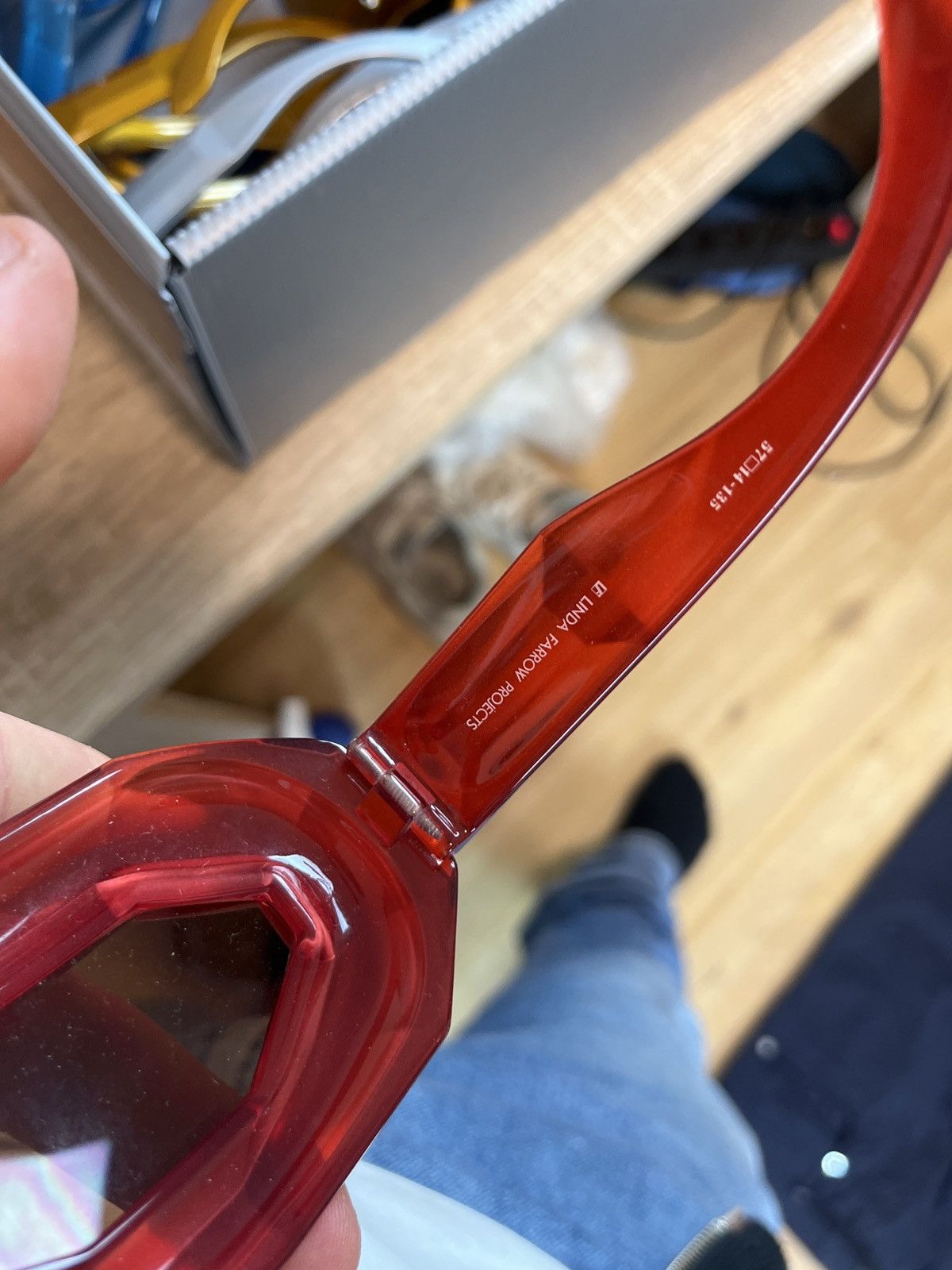 Linda Farrow × Walter Van Beirendonck 🔴⚡️QUICK SALE⚡️Walter Van Beirendonck Diamond Sunglasses Size ONE SIZE - 3 Thumbnail
