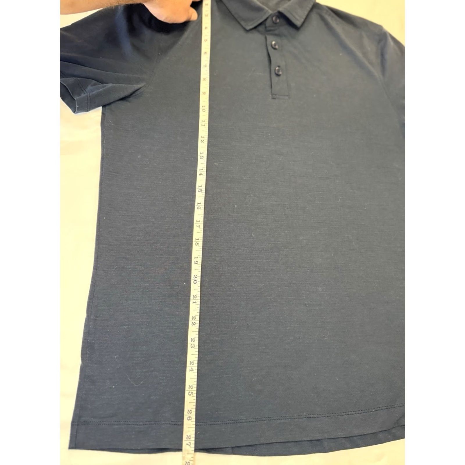 Lululemon Lululemon Evolution Polo Men M Blue Short Sleeve Athleisure Golf Tennis Walking Performance Polo Shirt Regular Fit Size US M / EU 48-50 / 2 - 4 Thumbnail