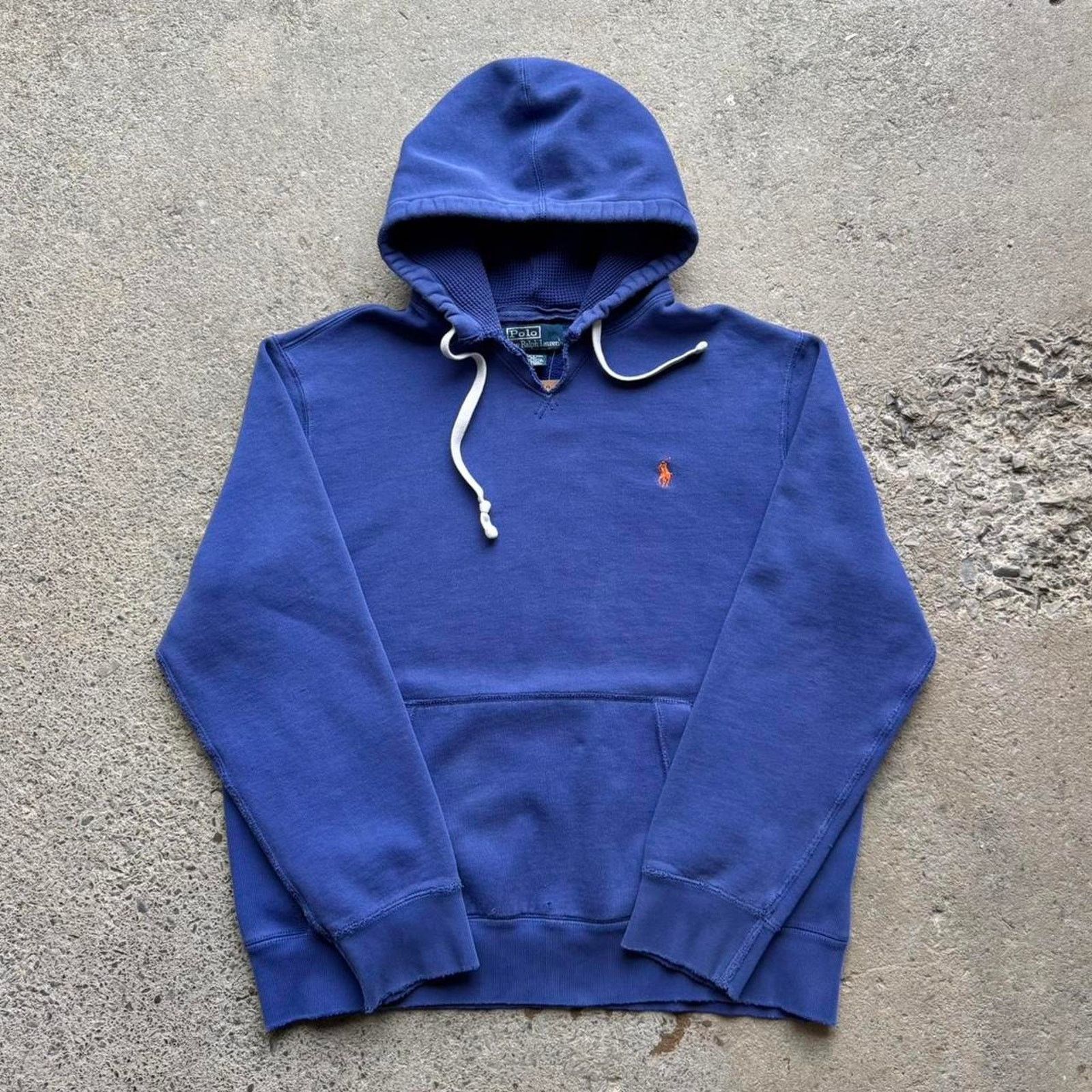 Polo Ralph Lauren 90s Indigo Polo by Ralph Lauren Hoodie Size US L / EU 52-54 / 3 - 1 Thumbnail