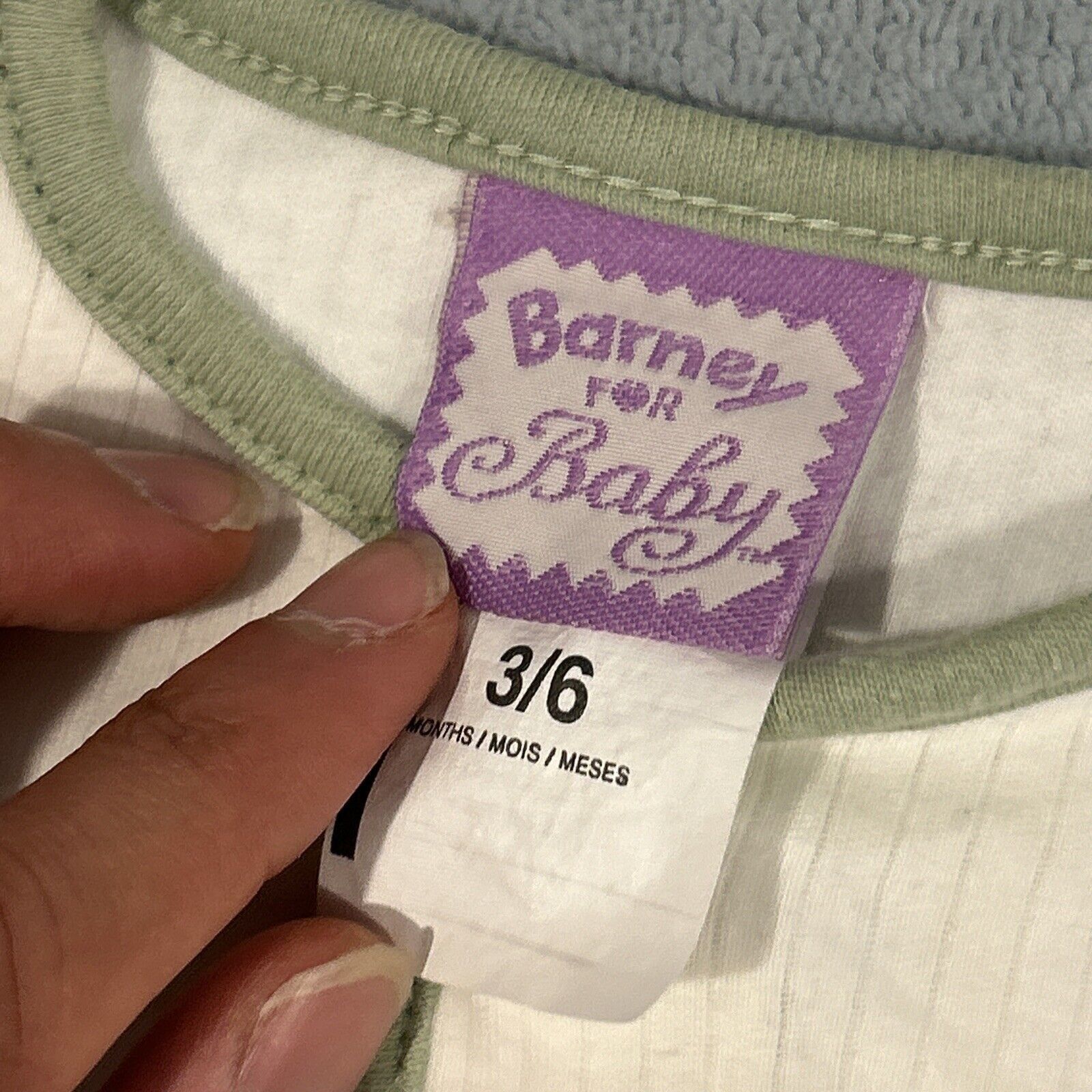 Barneys New York 1990s Barneys Knit Cardigan Baby Toddler 3/6 Months Sweater Size M / US 6-8 / IT 42-44 - 2 Thumbnail