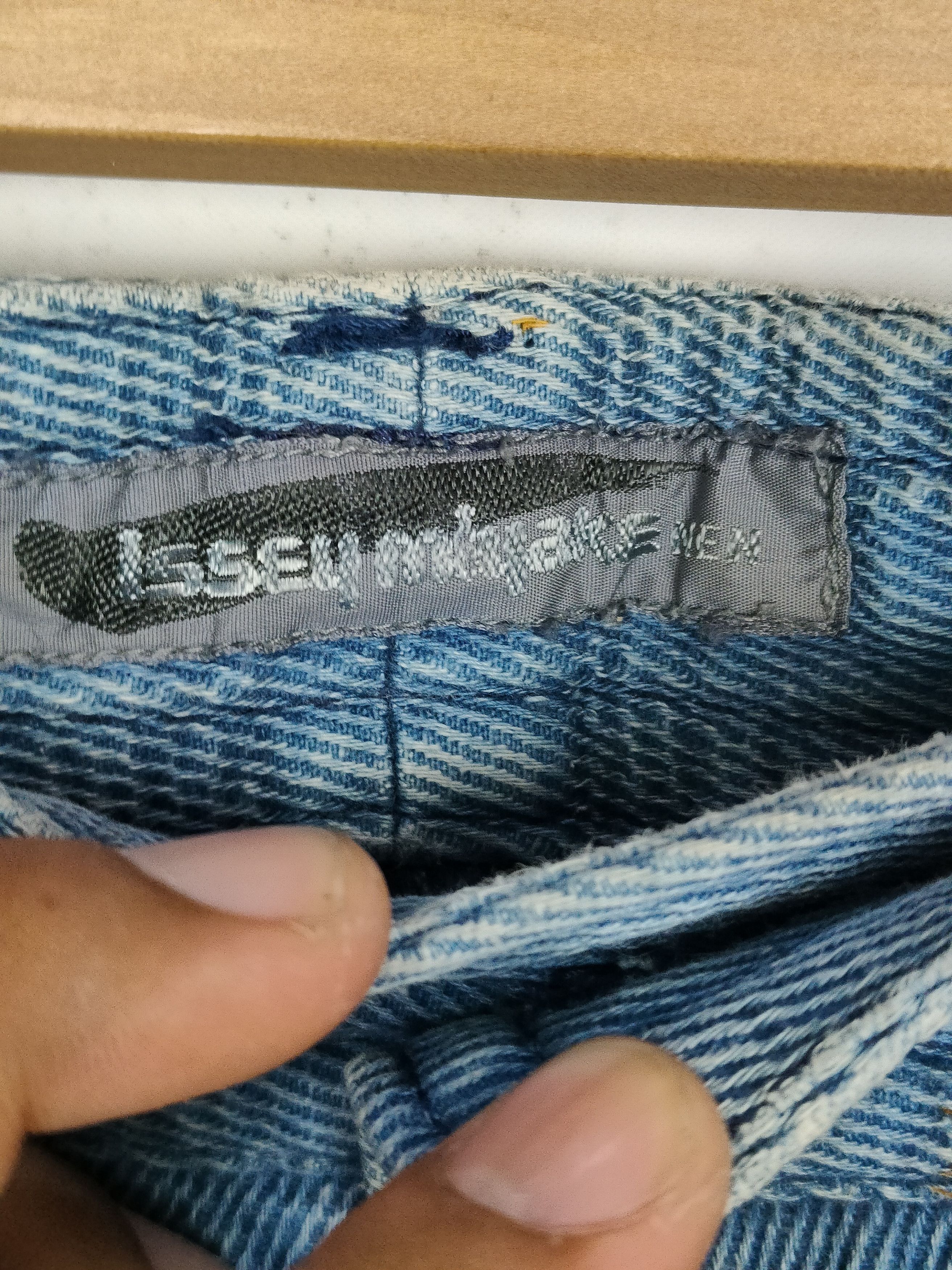 Issey Miyake × Vintage Vintage 80s Issey Miyake Men Denim Pant Repaired Size US 29 - 4 Thumbnail