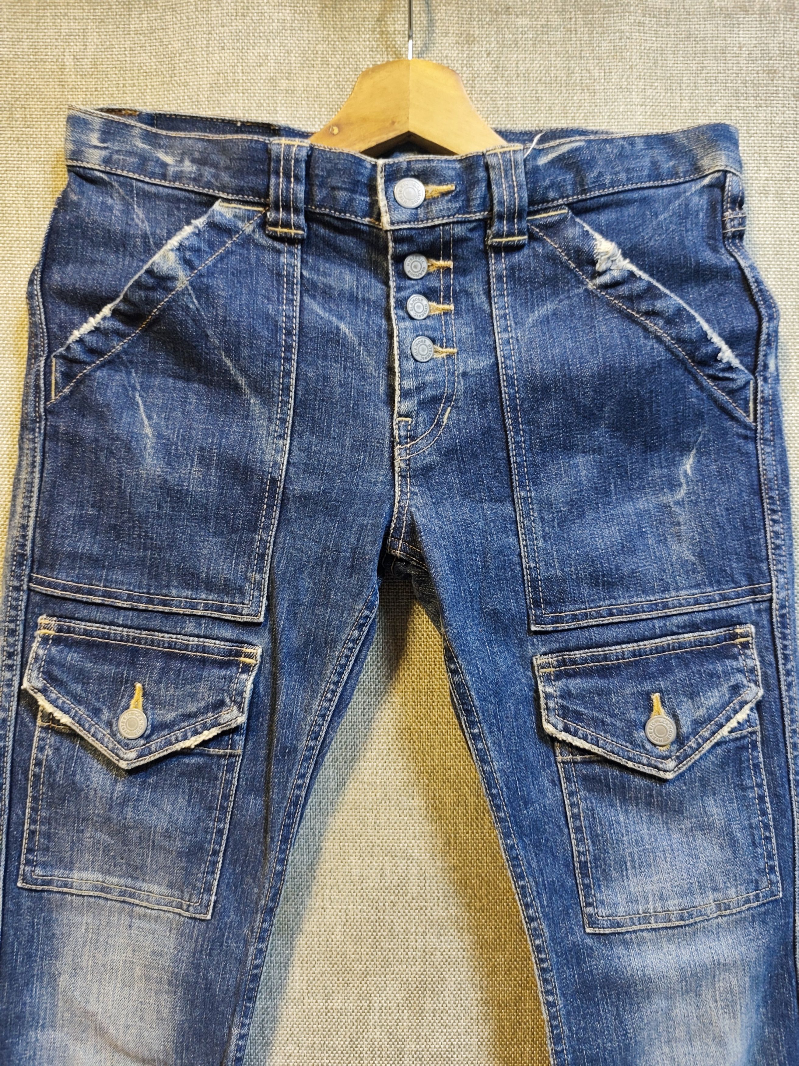 Hysteric Glamour Hysteric Glamour Bush Pants Indigo Flare Jeans Denim Size US 31 - 3 Thumbnail