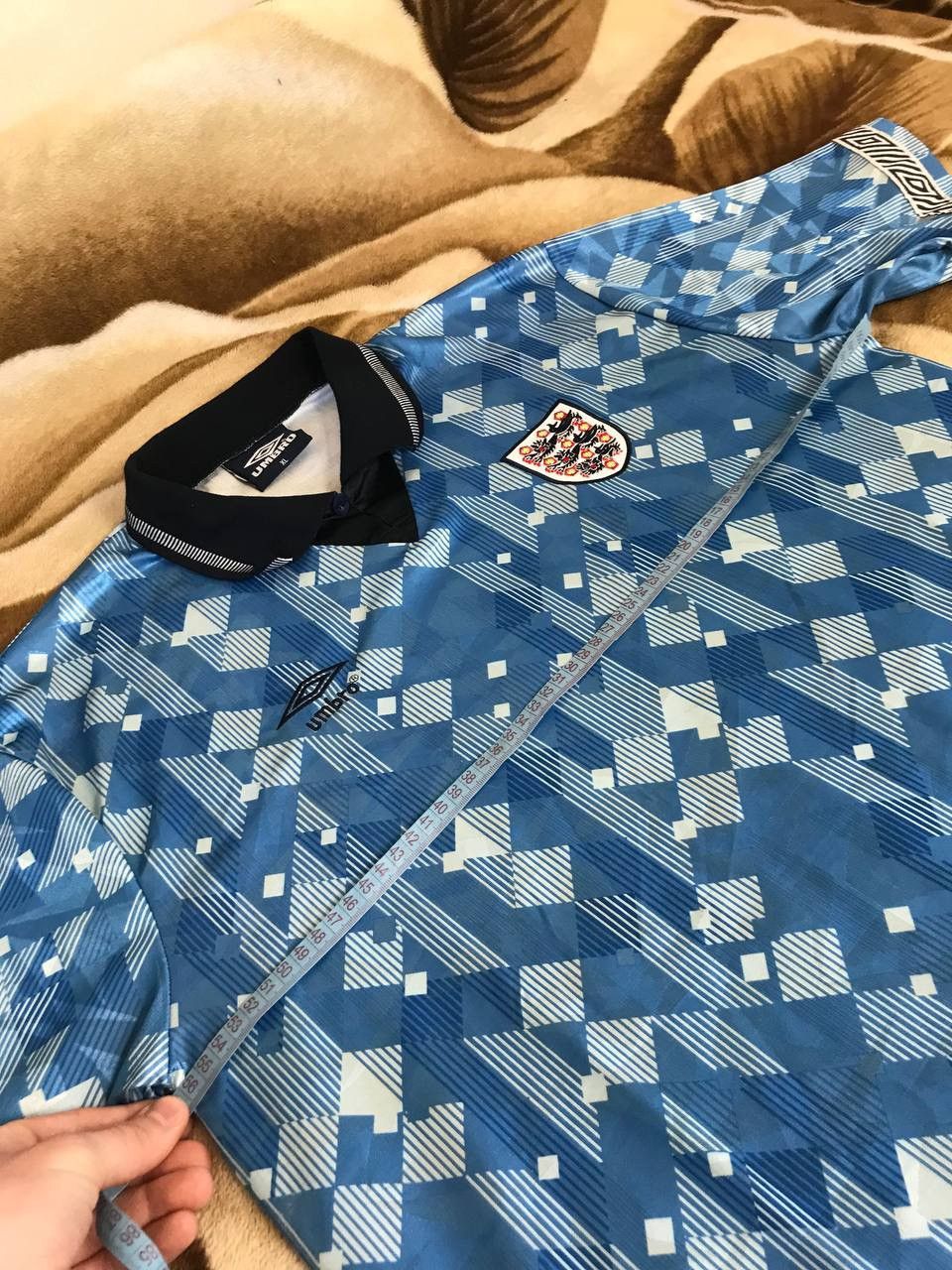 Umbro 🔥 90s Umbro England Vintage Jersey Shirt Soccer Size US XL / EU 56 / 4 - 9 Thumbnail