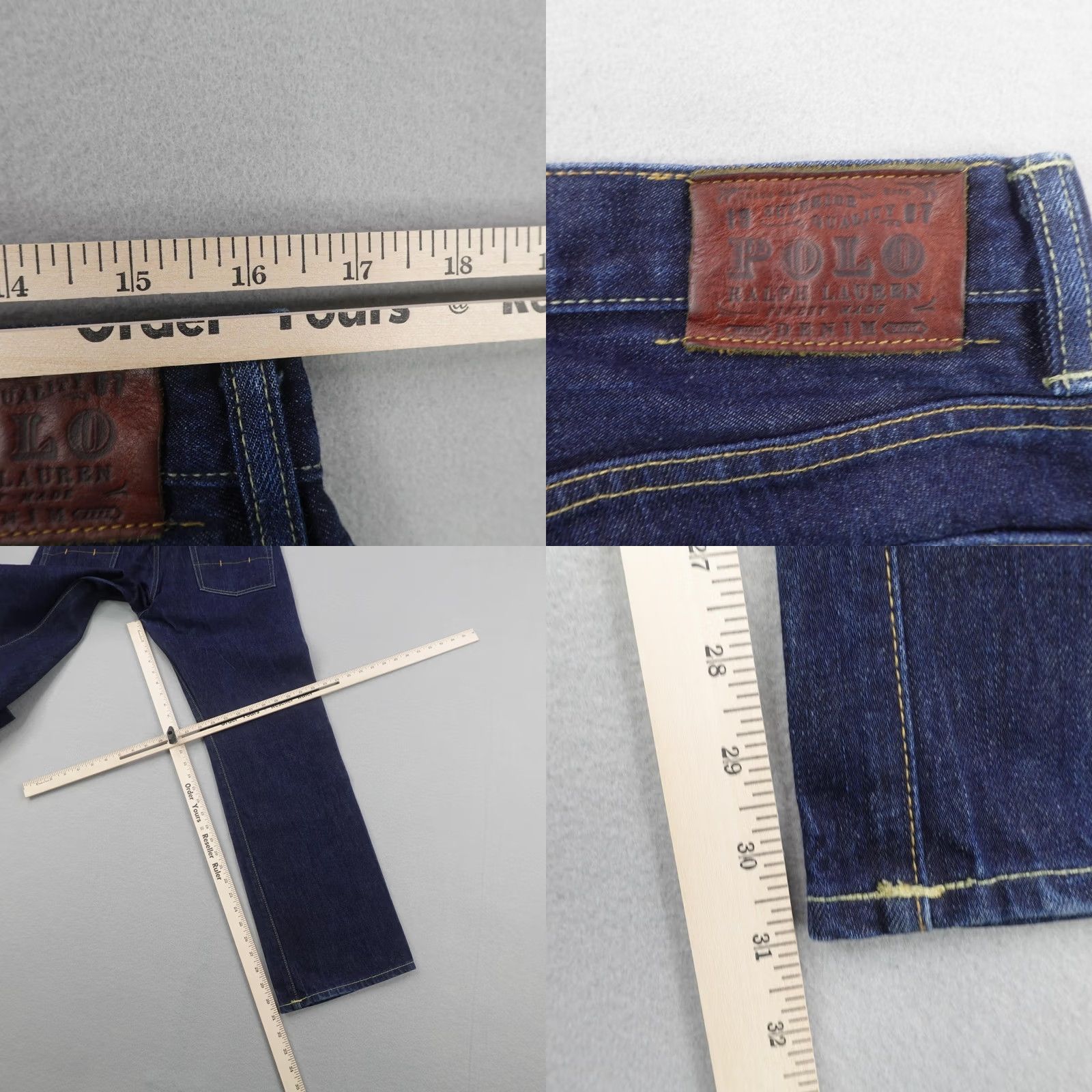 Polo Ralph Lauren Polo Ralph Lauren Jeans Mens 32x30 Blue Denim Straight Dark Vintage Wash Polo Ralph Lauren Jeans Mens 32x30 Blue Denim Straight Dark Vintage Wash Size US XS / EU 42 / 0 - 8 Thumbnail