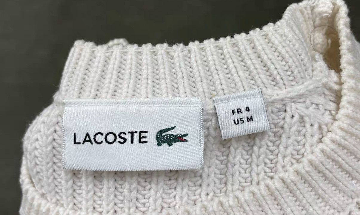 Lacoste LACOSTE Blue & White Striped Knit Sweater J16 Size US M / EU 48-50 / 2 - 6 Thumbnail