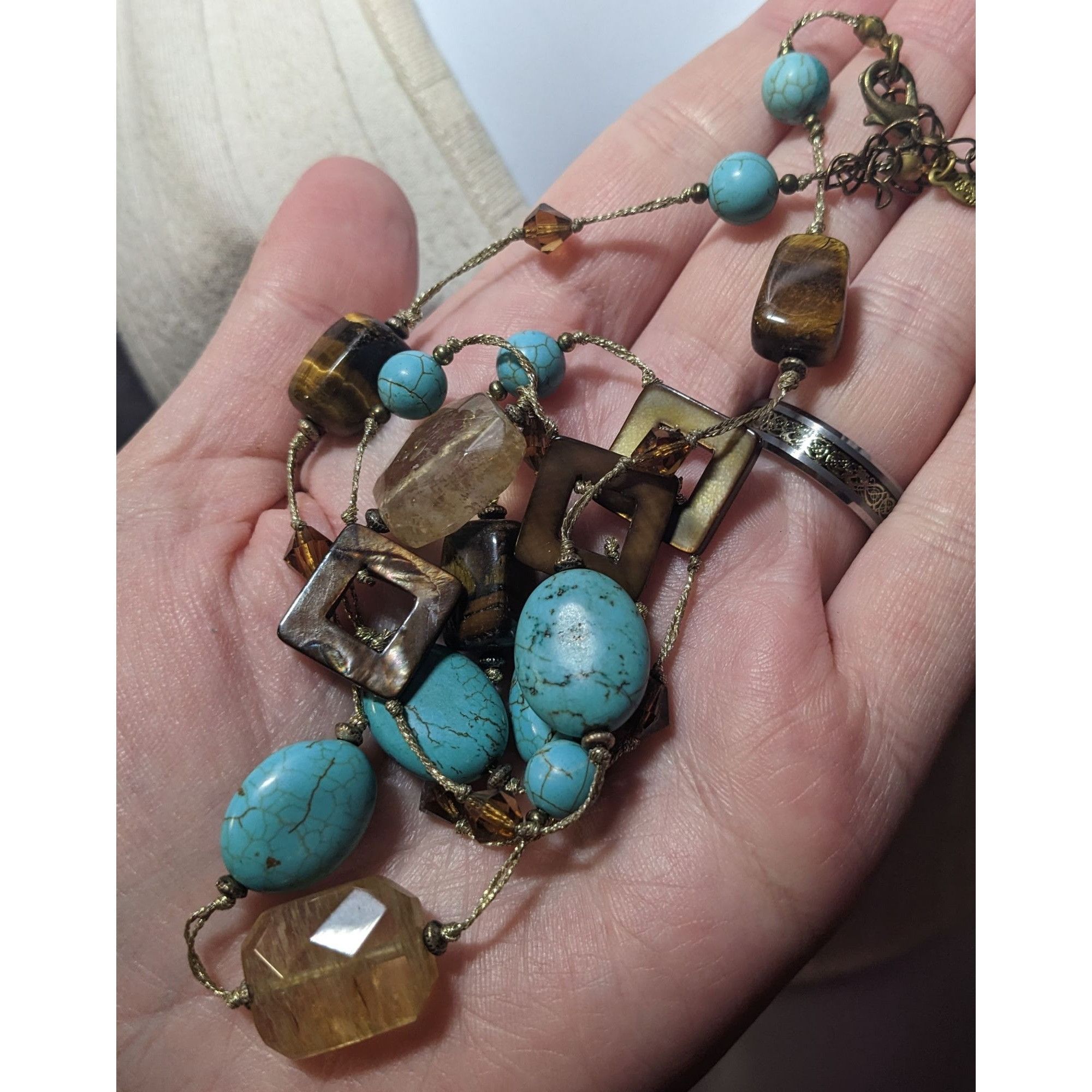 Other Vintage Premier Designs Mutli Gemstone Beaded Necklace Size ONE SIZE - 7 Thumbnail