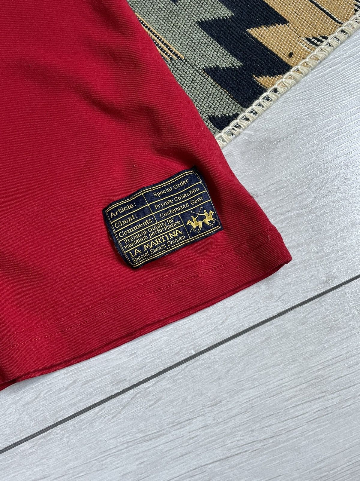 Other Vintage La Martina Dubai Polo Chief Kief Logo T-shirt Size US L / EU 52-54 / 3 - 9 Thumbnail