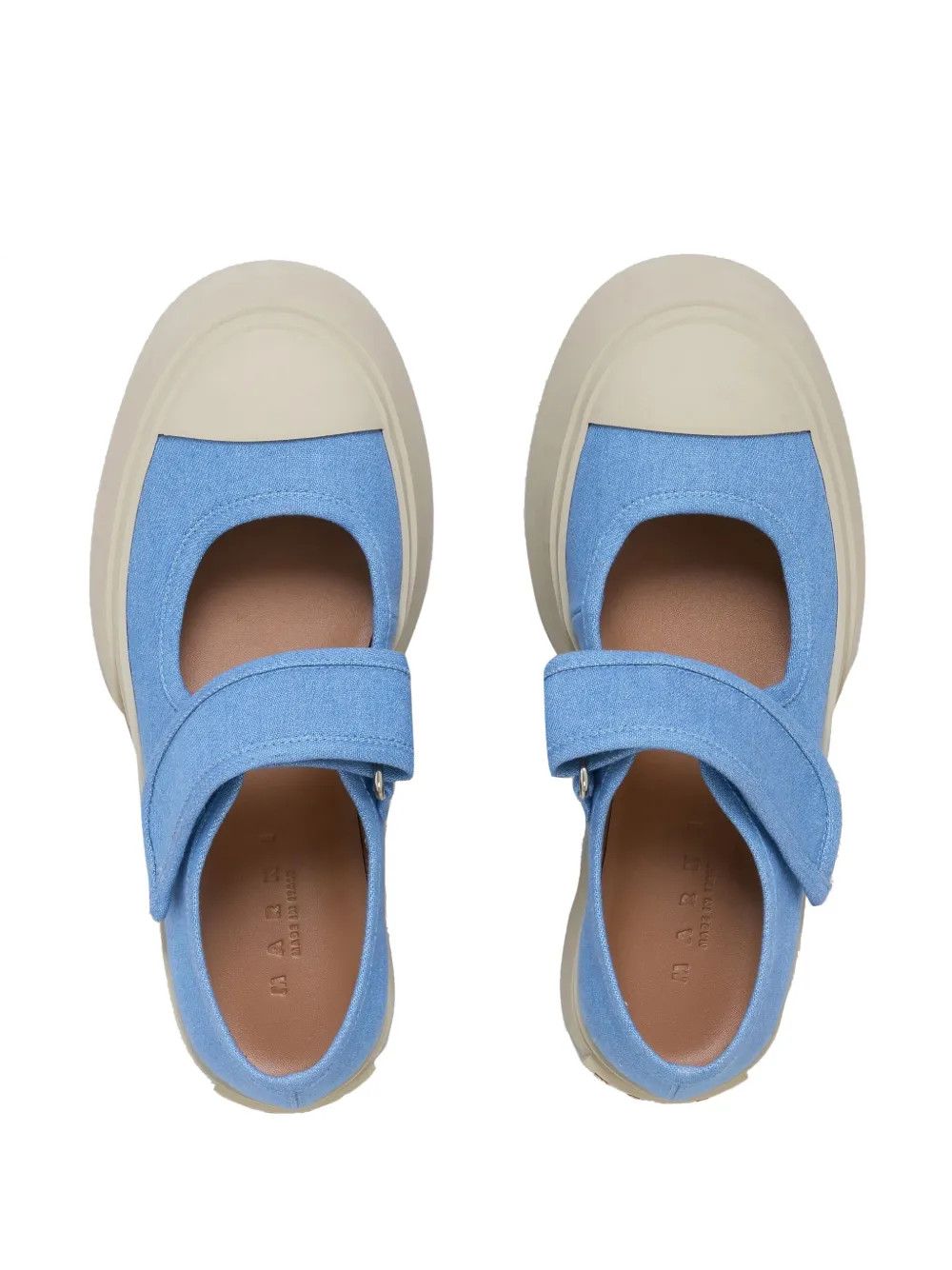 Marni o1y1025 Ballet Flats in Blue Size US 6 / IT 36 - 4 Thumbnail